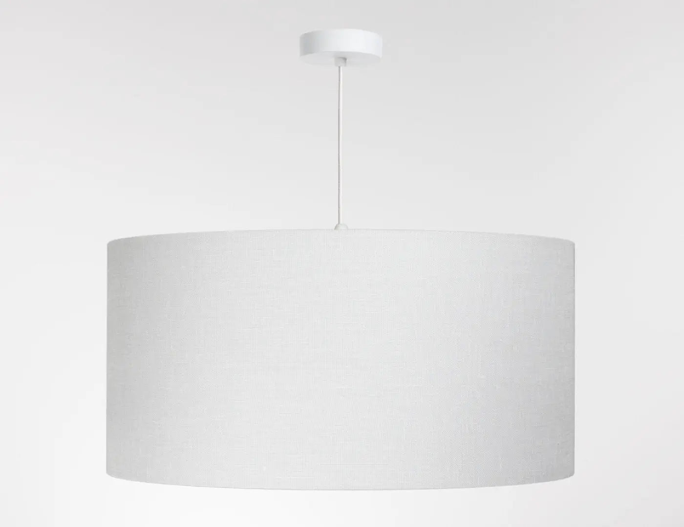 Suspension Luminaire Design - Boho Linen (Blanc Crème)