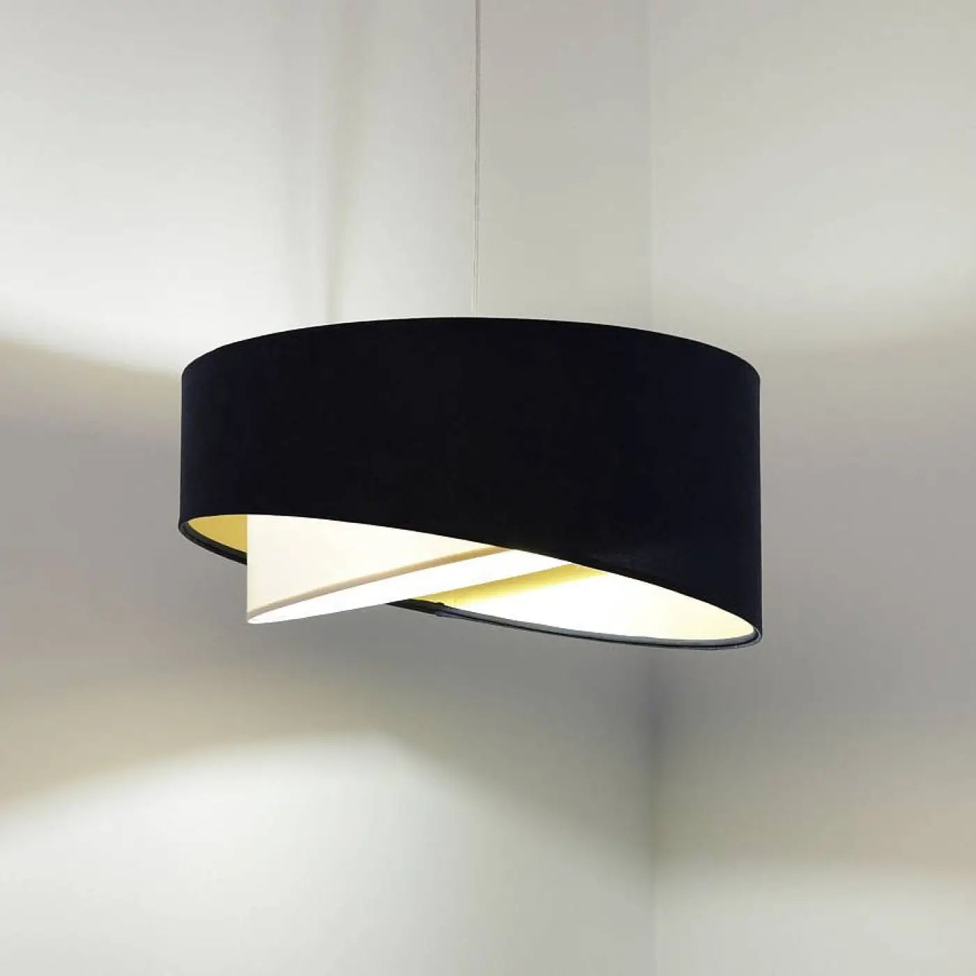 Suspension Luminaire Design - Galaxy Auric (Bleu Marine/Blanc)