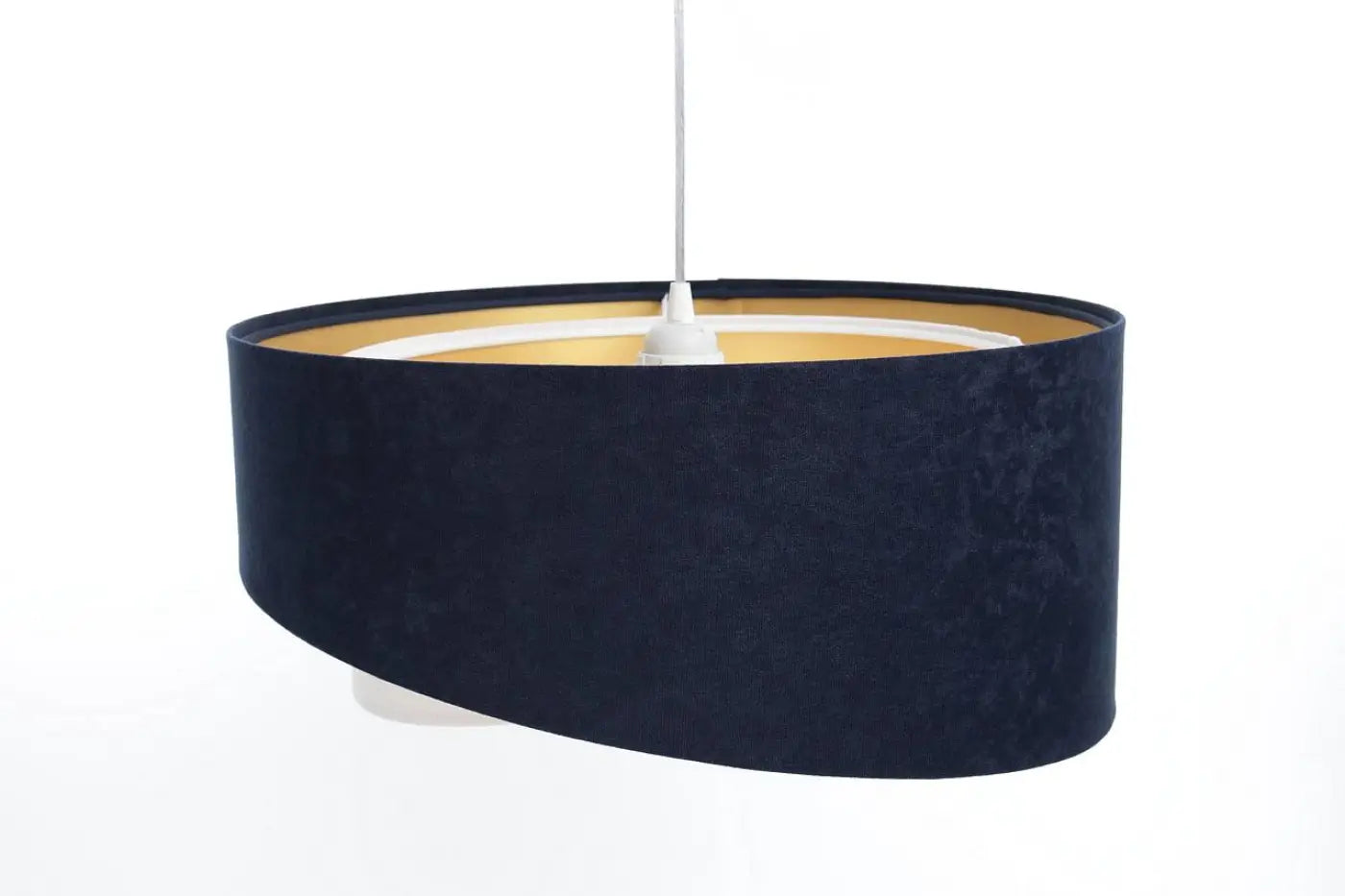 Suspension Luminaire Design - Galaxy Auric (Bleu Marine/Blanc)