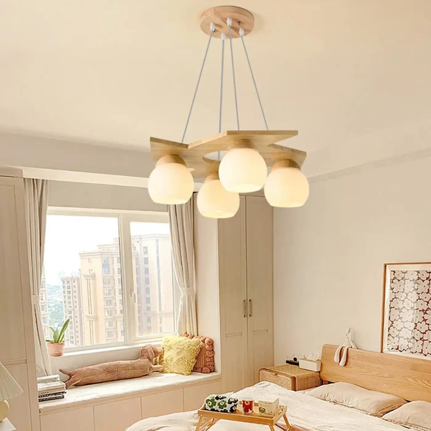 Suspension Luminaire Design en Bois - Wodel