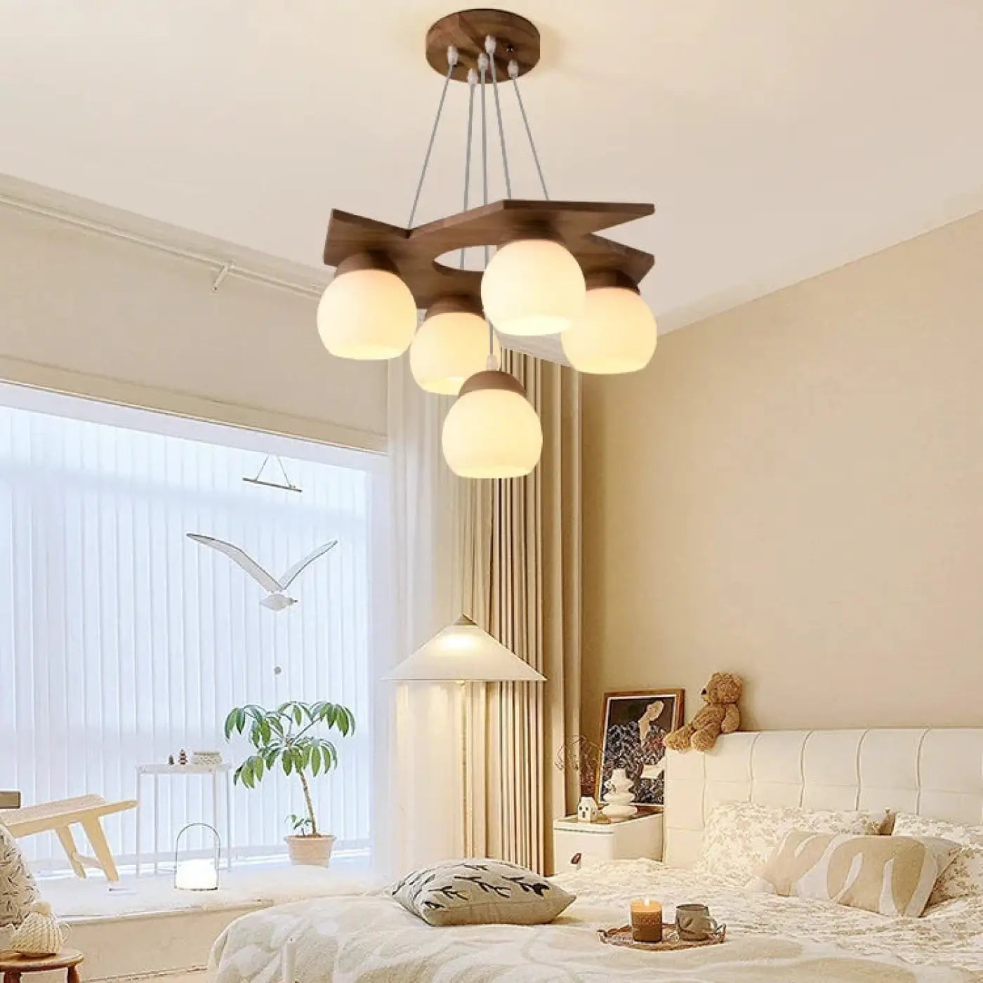Suspension Luminaire Design en Bois - Wodel