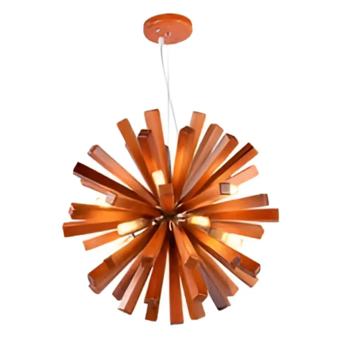 Suspension Luminaire Design en Bois - Solaris