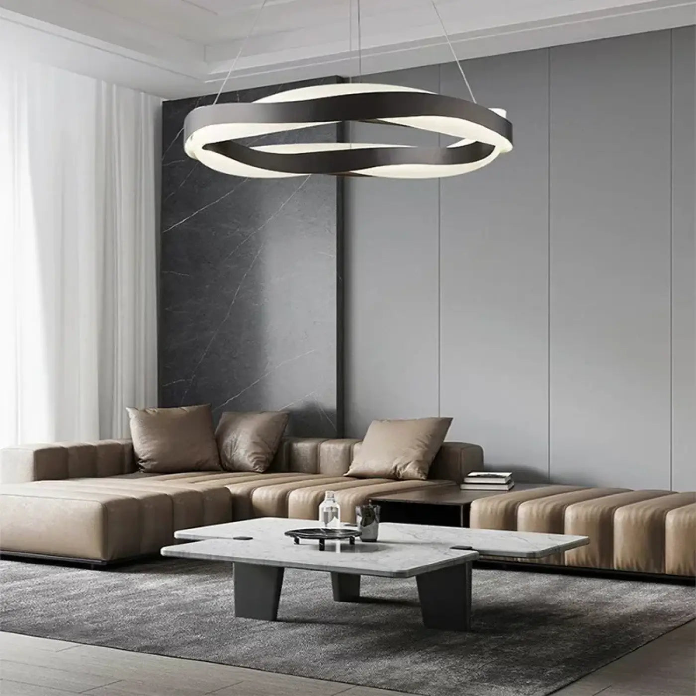 Suspension Luminaire Design en Metal - Alianza