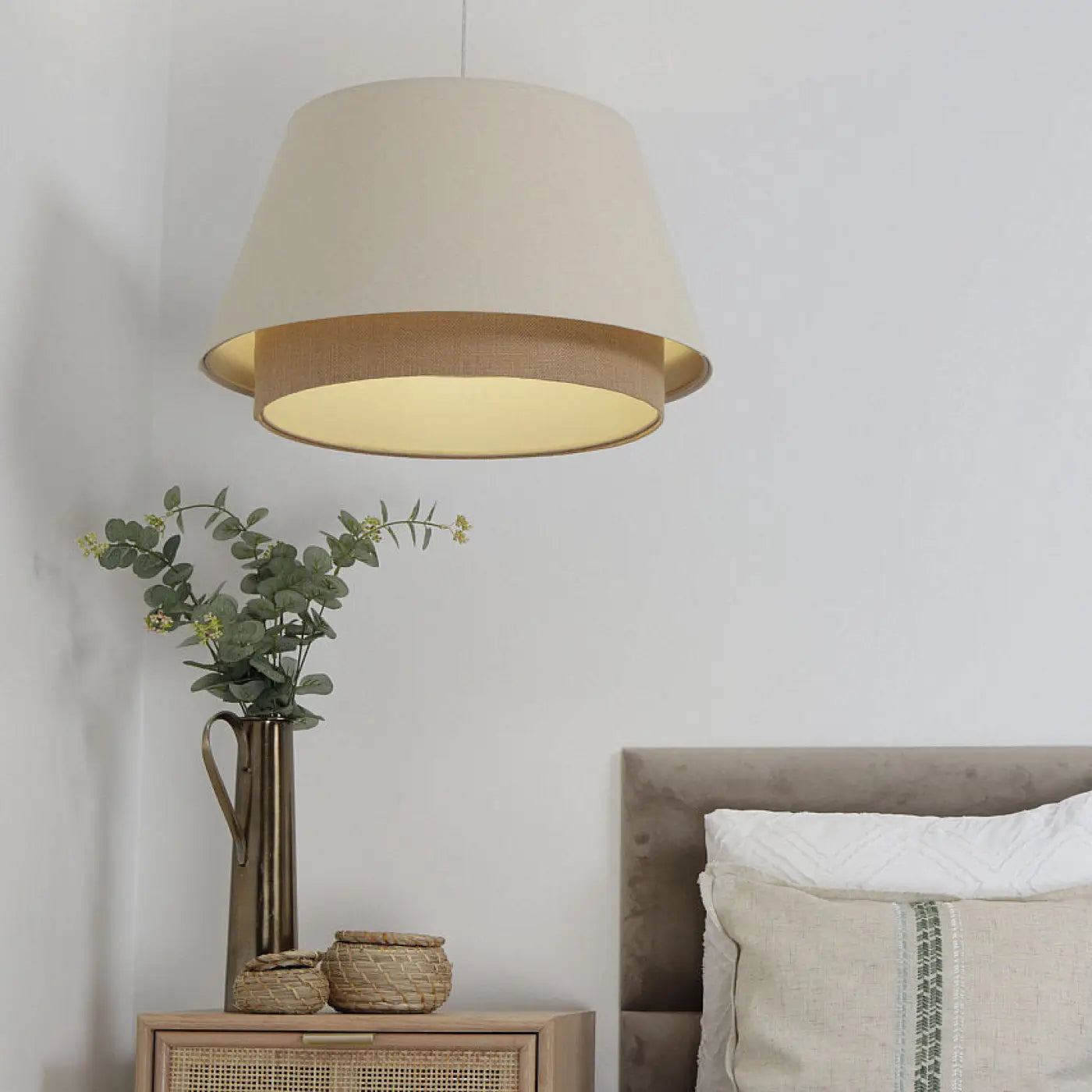 Suspension Luminaire Design - Sensei (Crème)