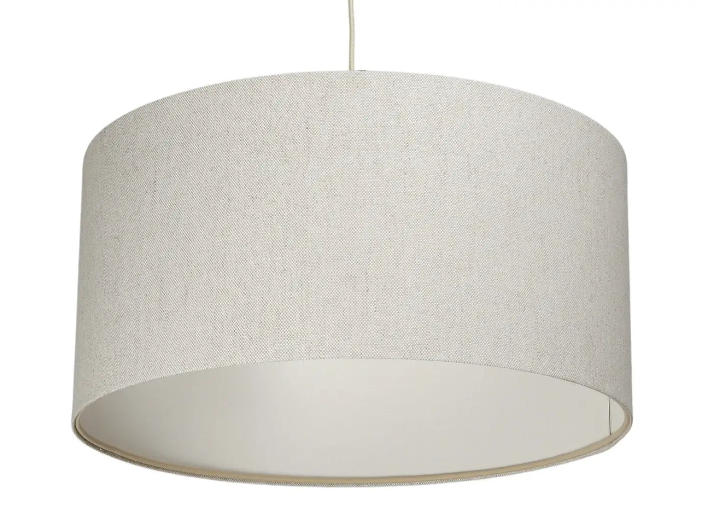 Suspension Luminaire Design - Boho Linen (Crème)