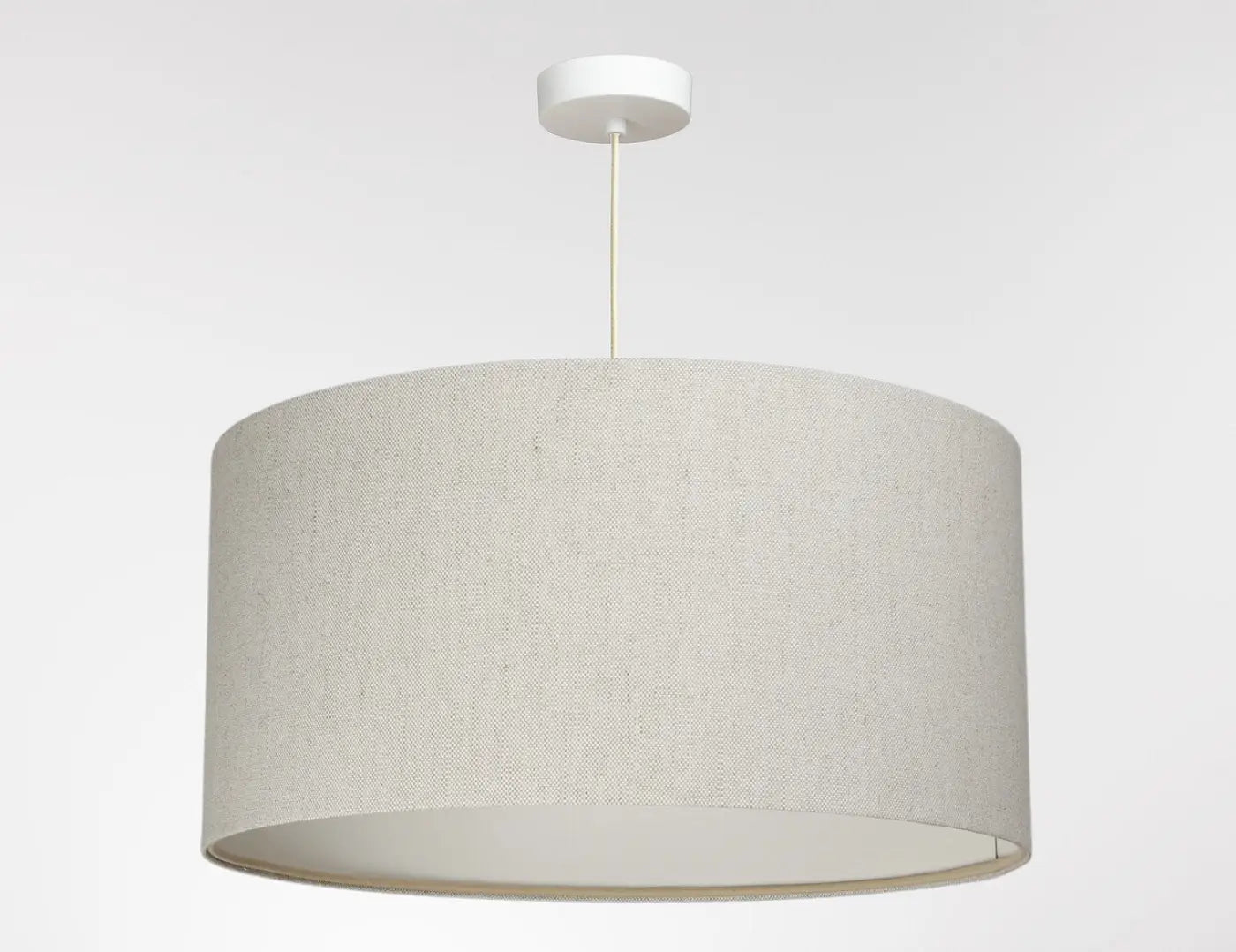 Suspension Luminaire Design - Boho Linen (Crème)