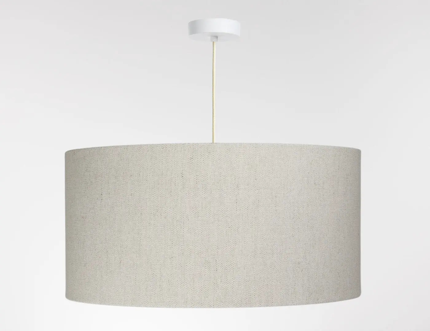Suspension Luminaire Design - Boho Linen (Crème)