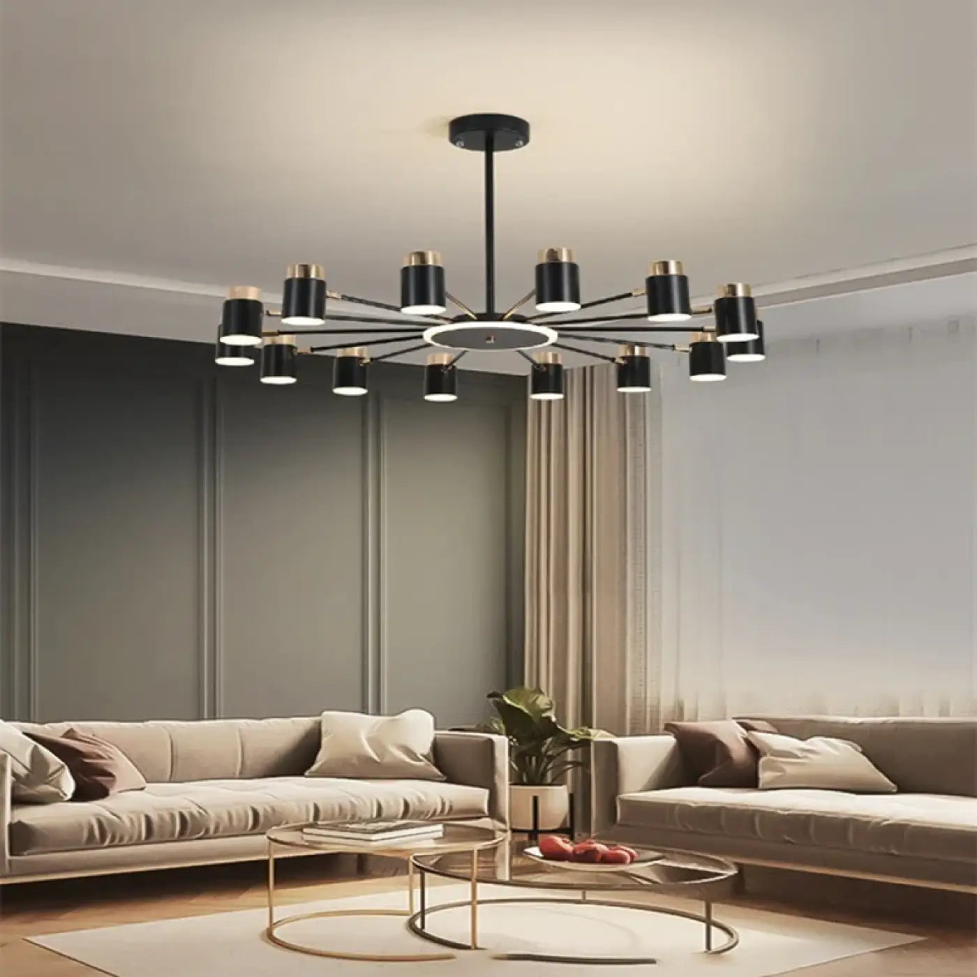 Suspension Luminaire Design en Metal - Redore