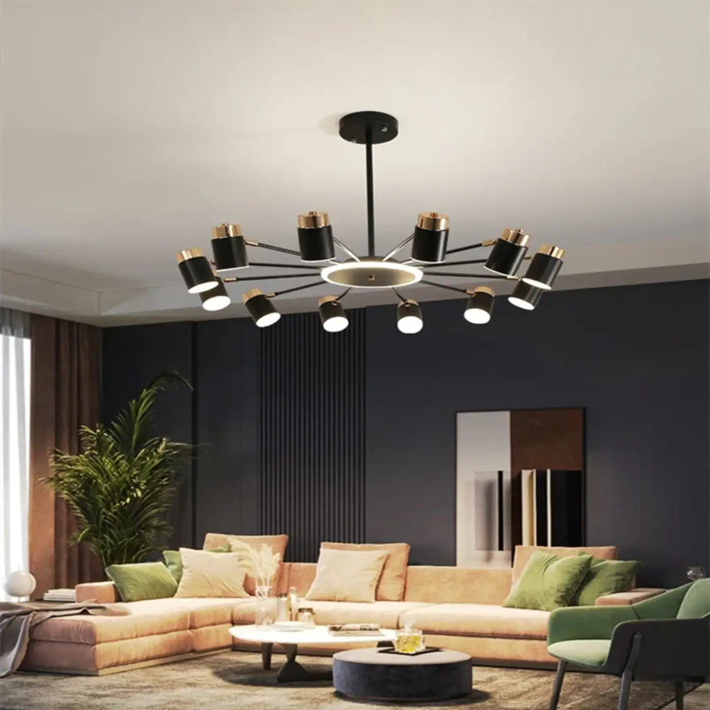 Suspension Luminaire Design en Metal - Redore