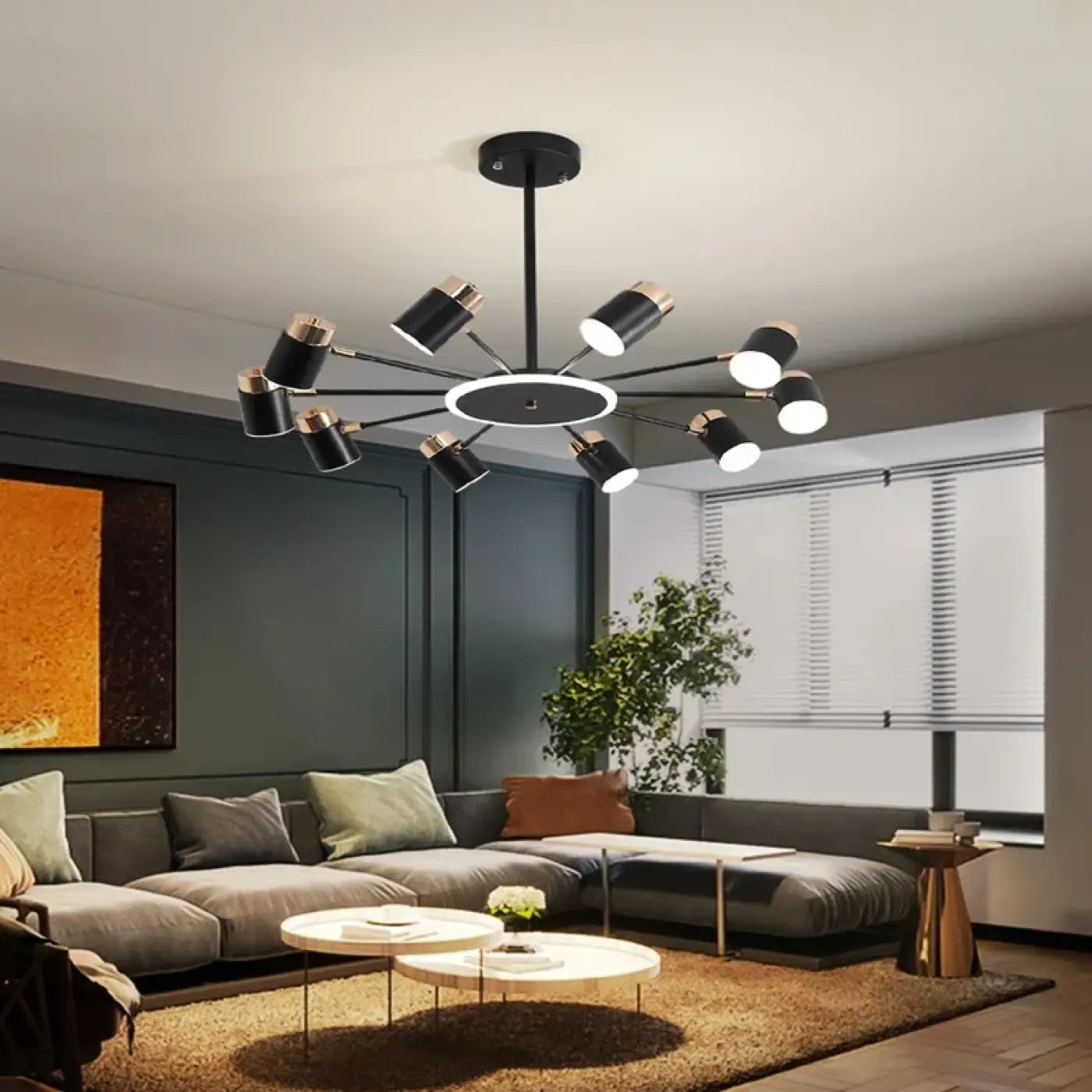 Suspension Luminaire Design en Metal - Redore