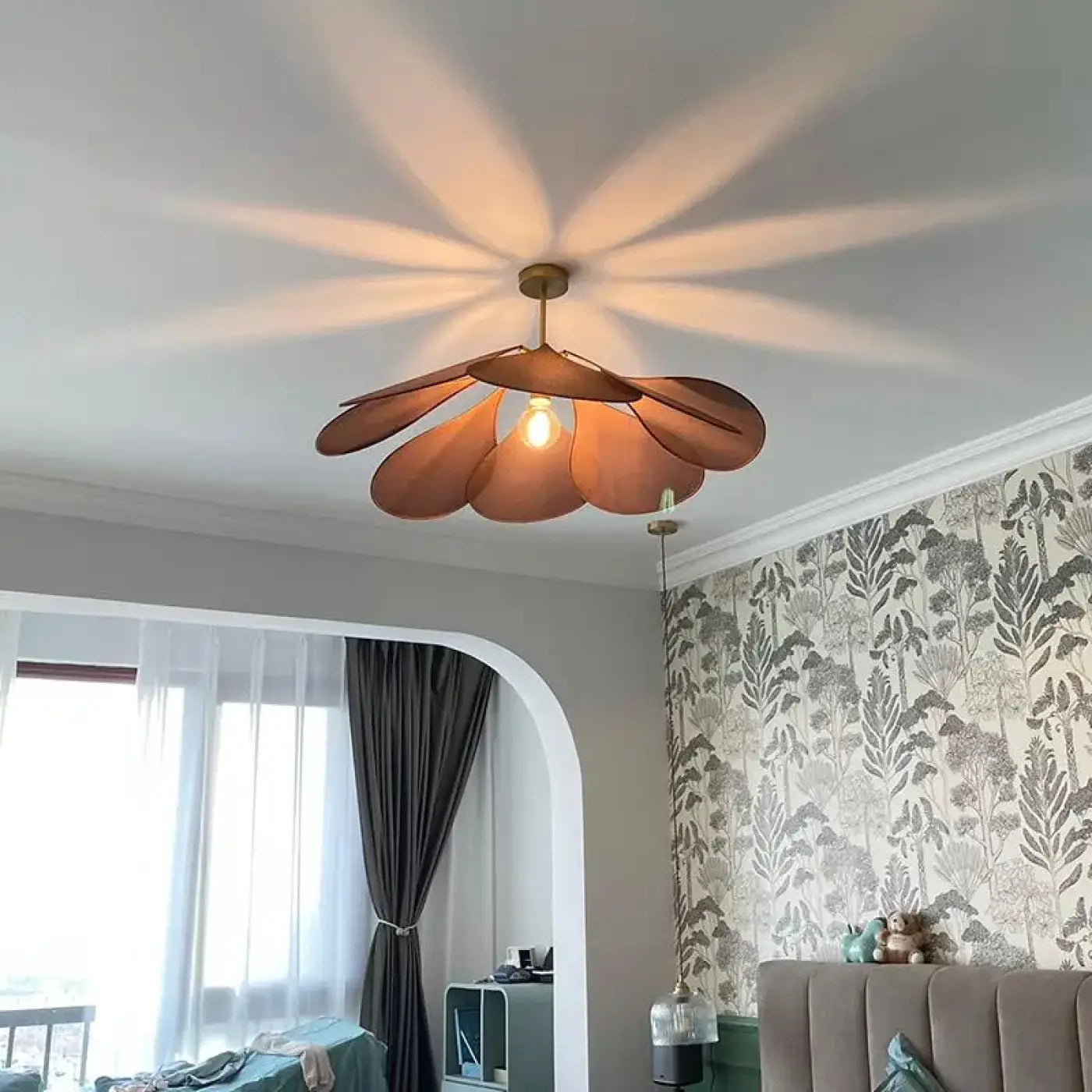 Suspension Luminaire Design en Laiton - Anthia