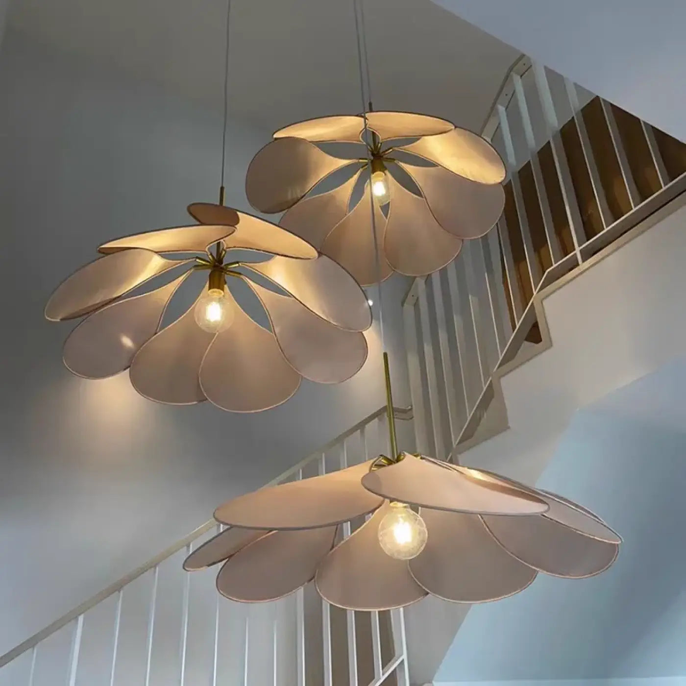 Suspension Luminaire Design en Laiton - Anthia