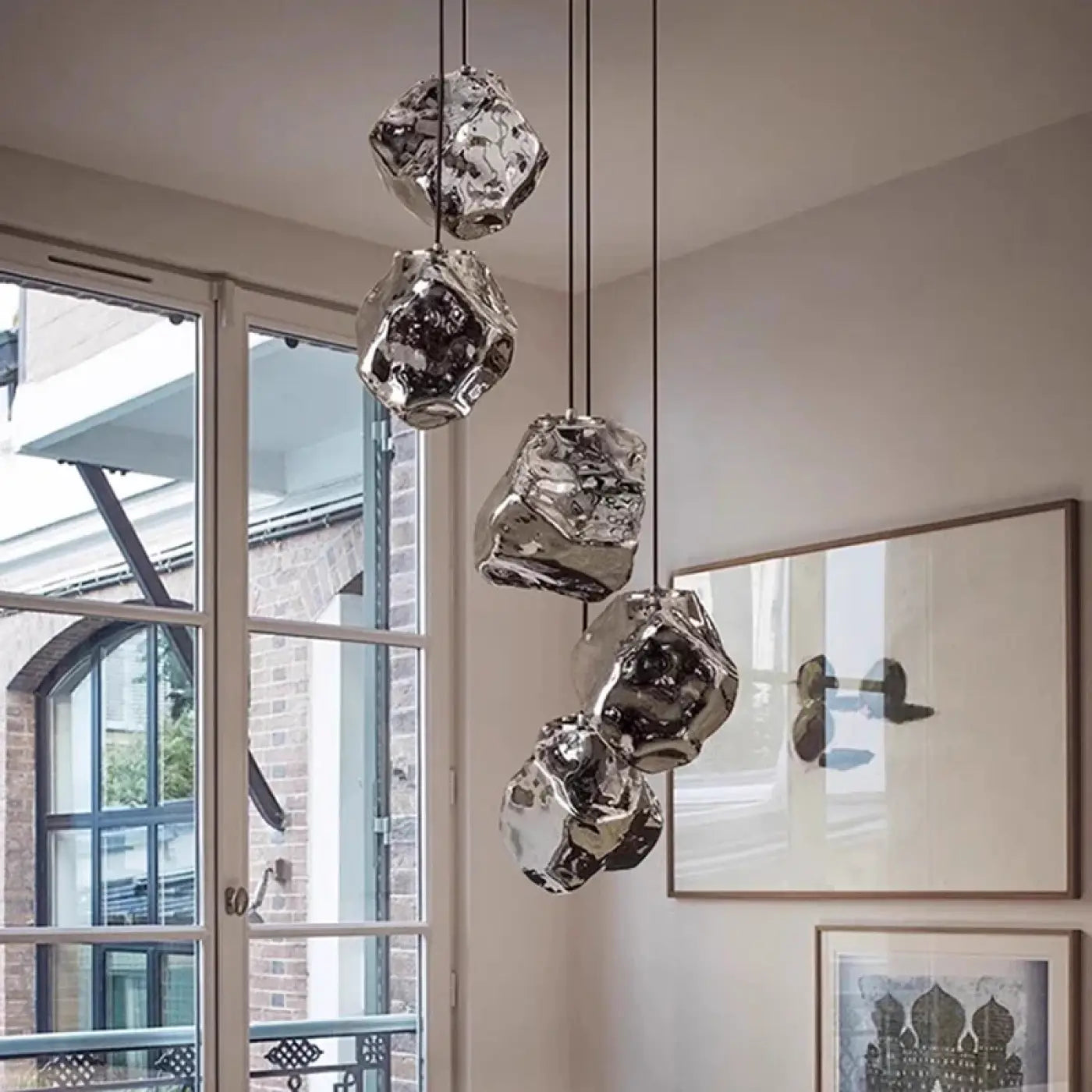 Suspension Luminaire Design en Verre - Transgro