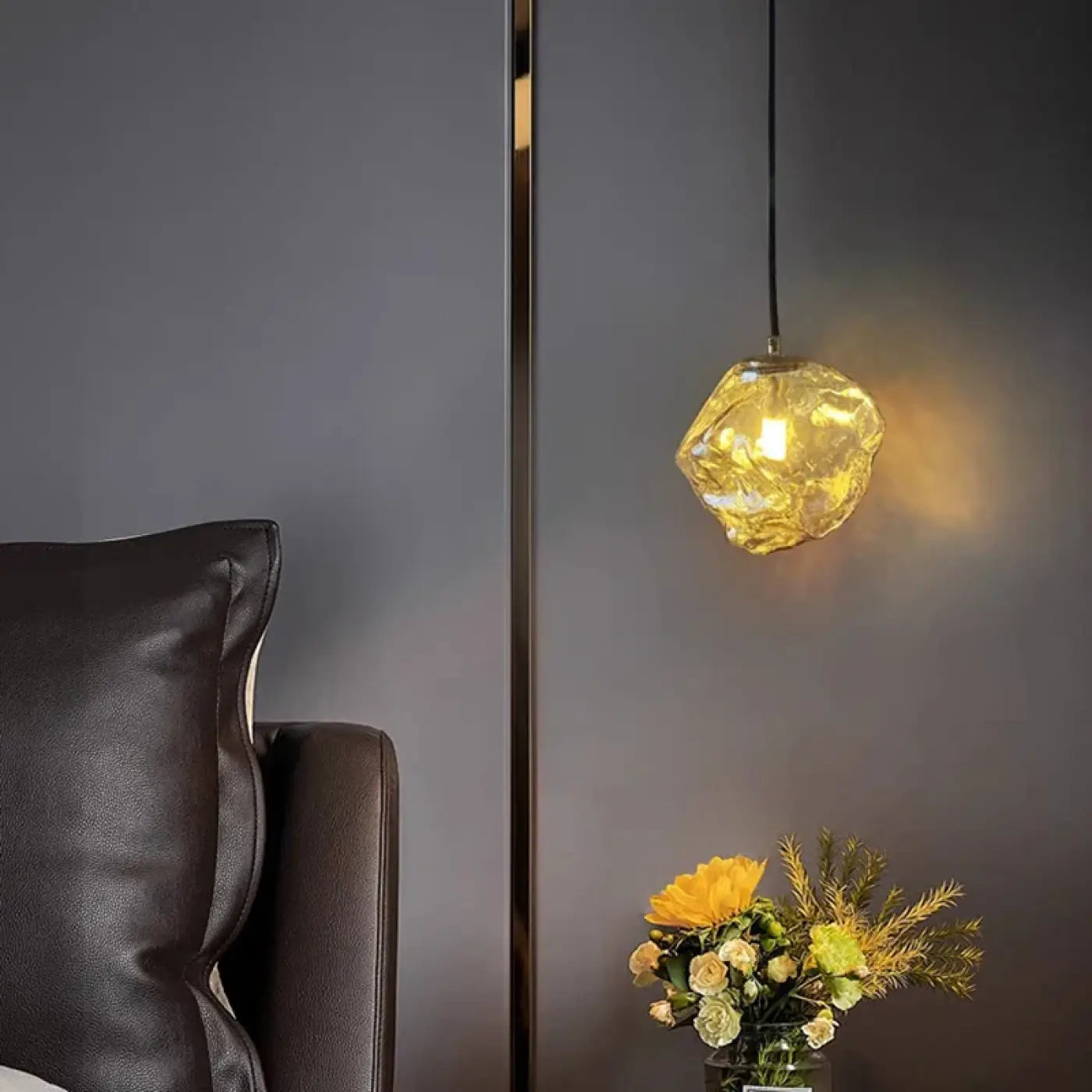 Suspension Luminaire Design en Verre - Transgro
