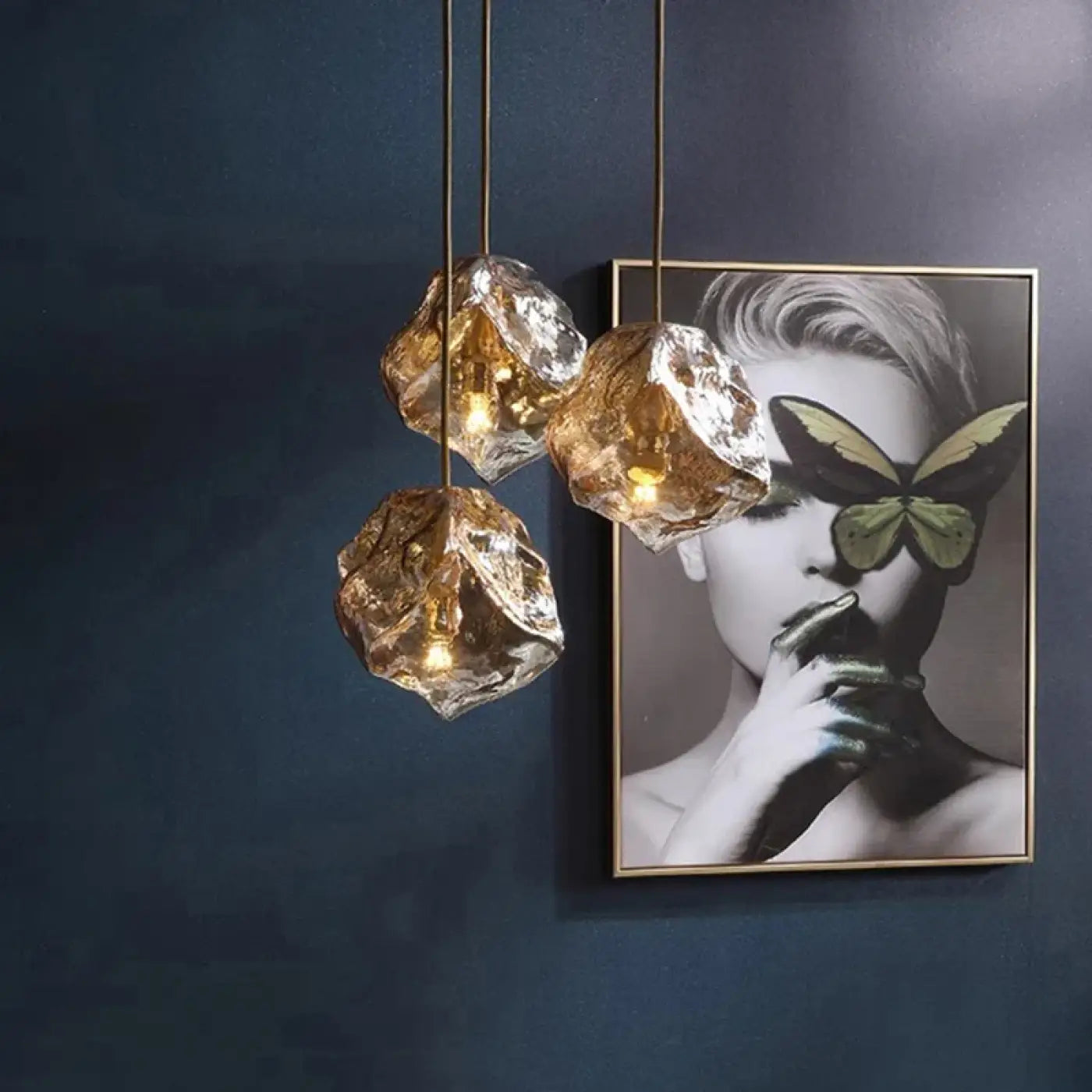 Suspension Luminaire Design en Verre - Transgro