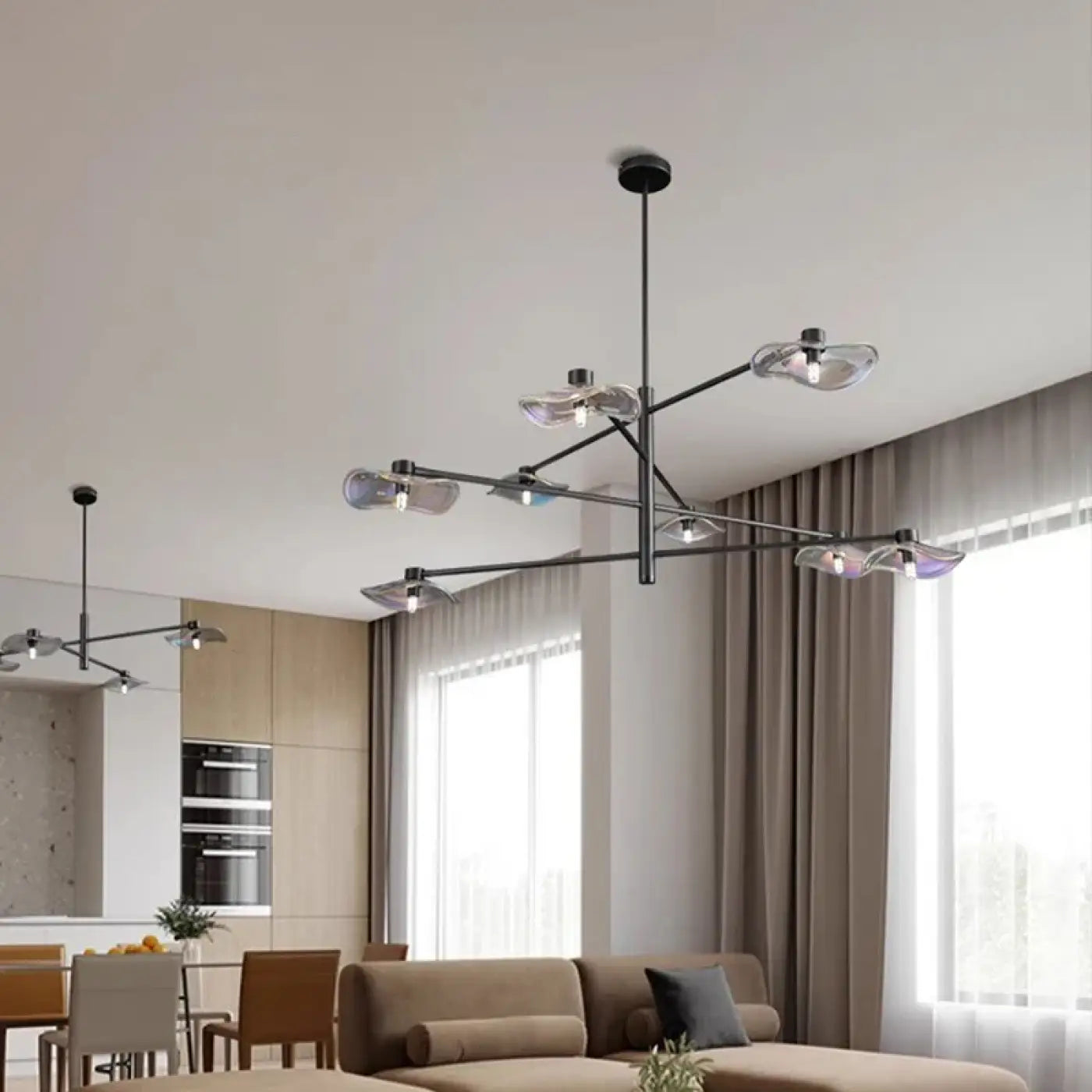 Suspension Luminaire Design en Verre - Vetros