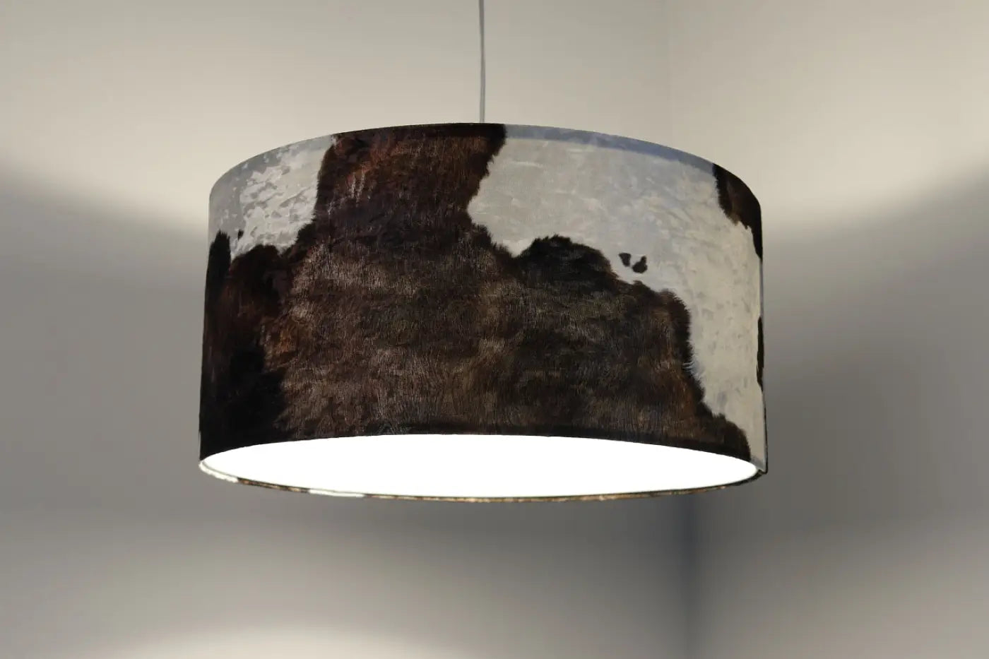 Suspension Luminaire Design - Safari (Marron/Blanc)
