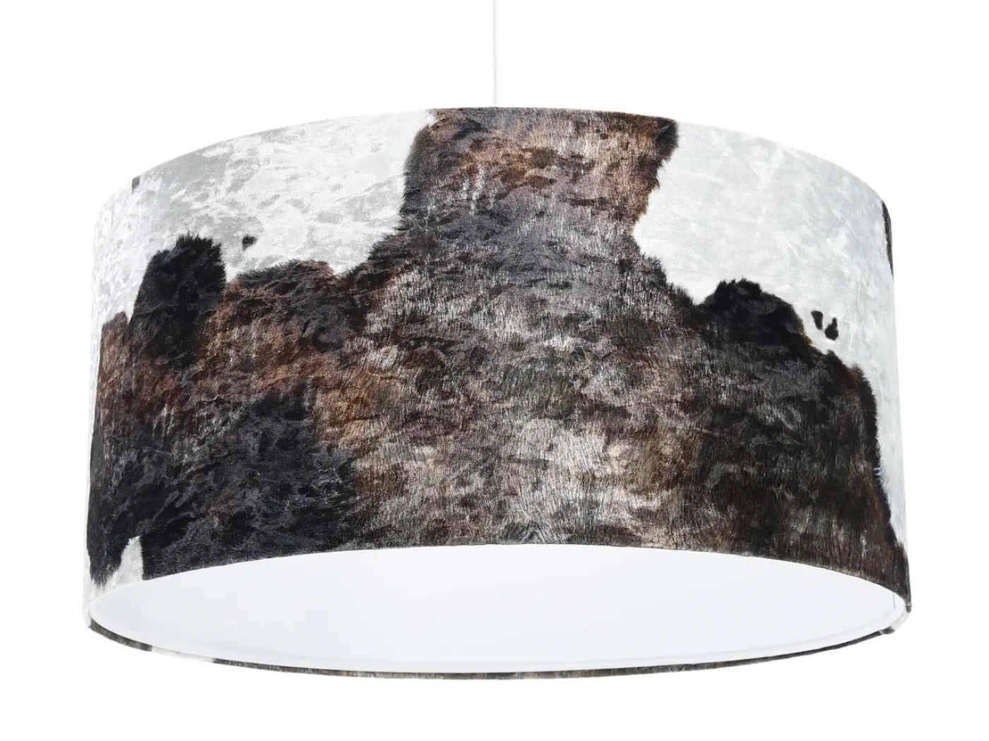 Suspension Luminaire Design - Safari (Marron/Blanc)