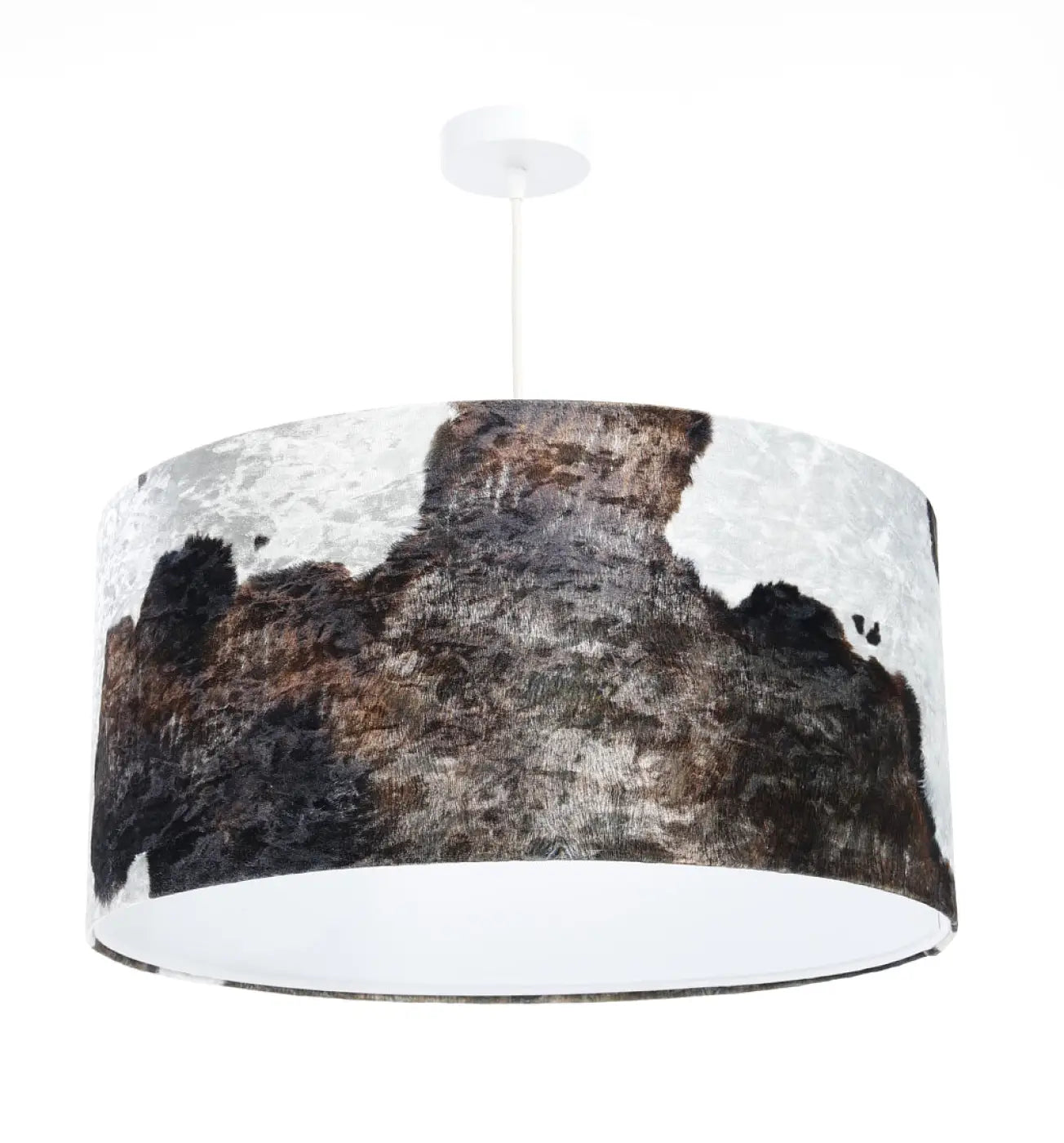 Suspension Luminaire Design - Safari (Marron/Blanc)