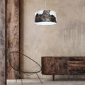 Suspension Luminaire Design - Safari (Marron/Blanc)