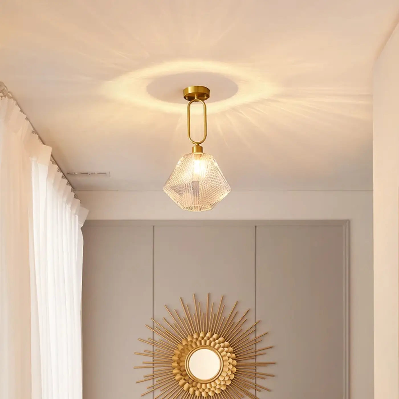 Suspension Luminaire Design en Metal - Eclat