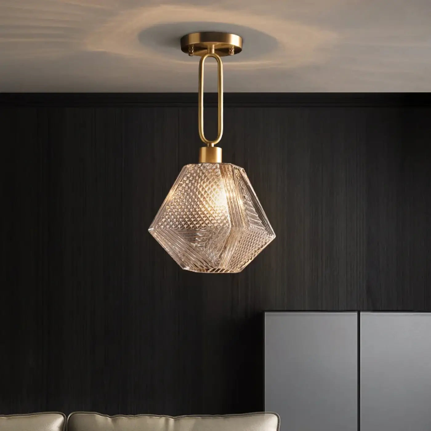 Suspension Luminaire Design en Metal - Eclat