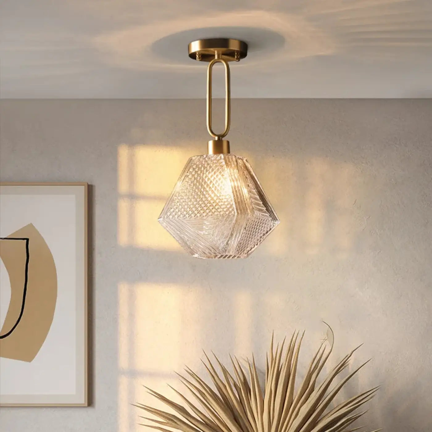 Suspension Luminaire Design en Metal - Eclat
