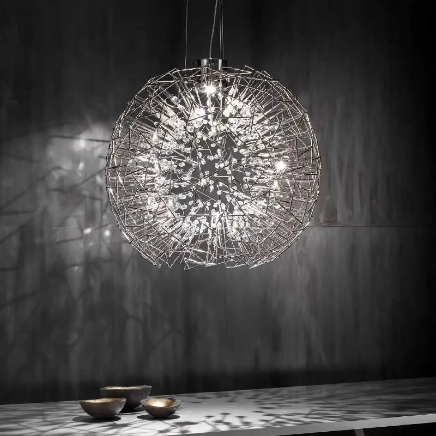 Suspension Luminaire Design en Metal - Texia