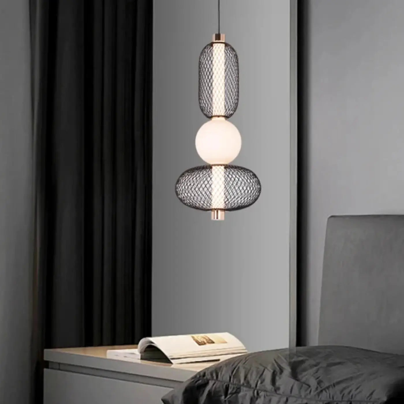 Suspension Luminaire Design en Metal - Vako