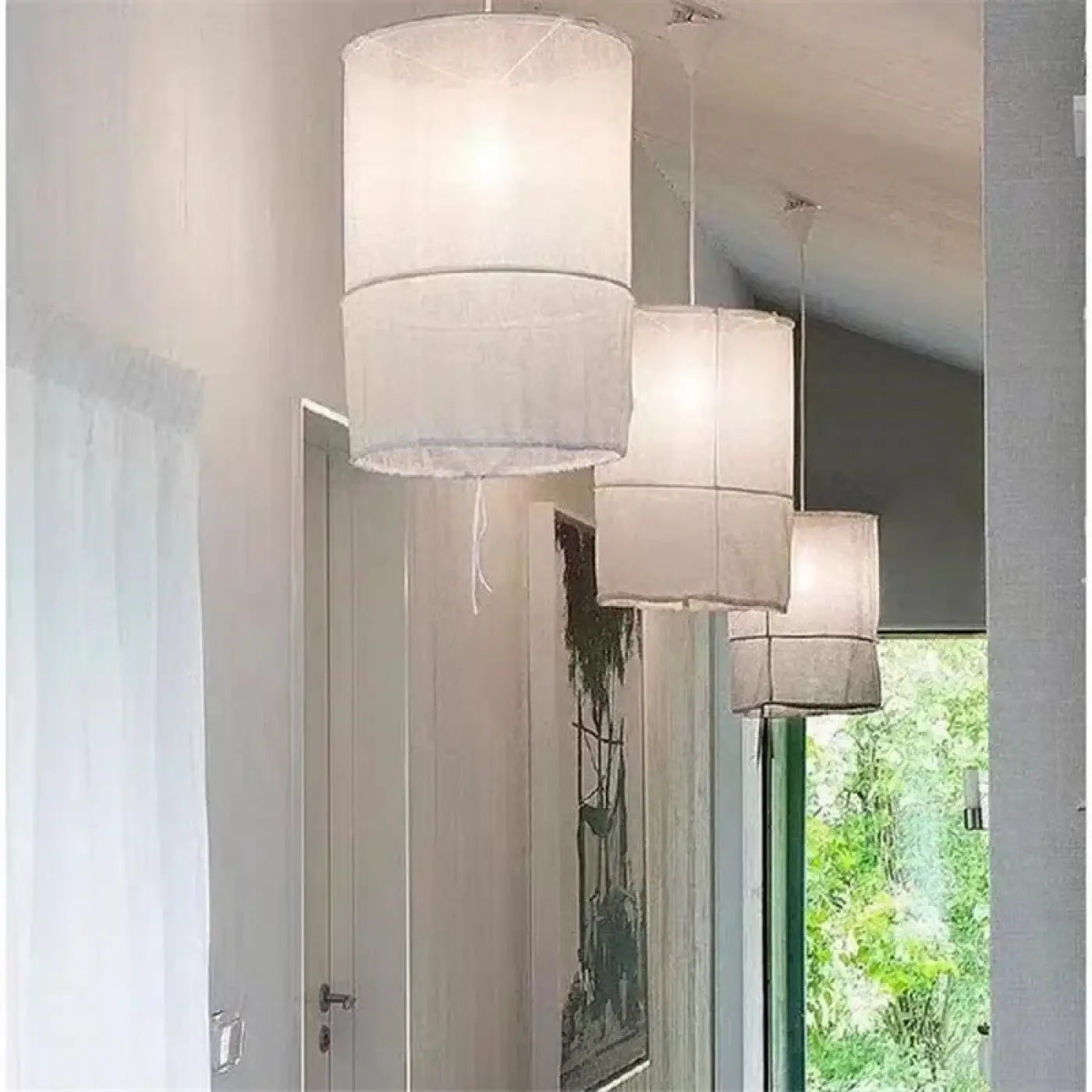 Suspension Luminaire Design en Tissu - Lanti