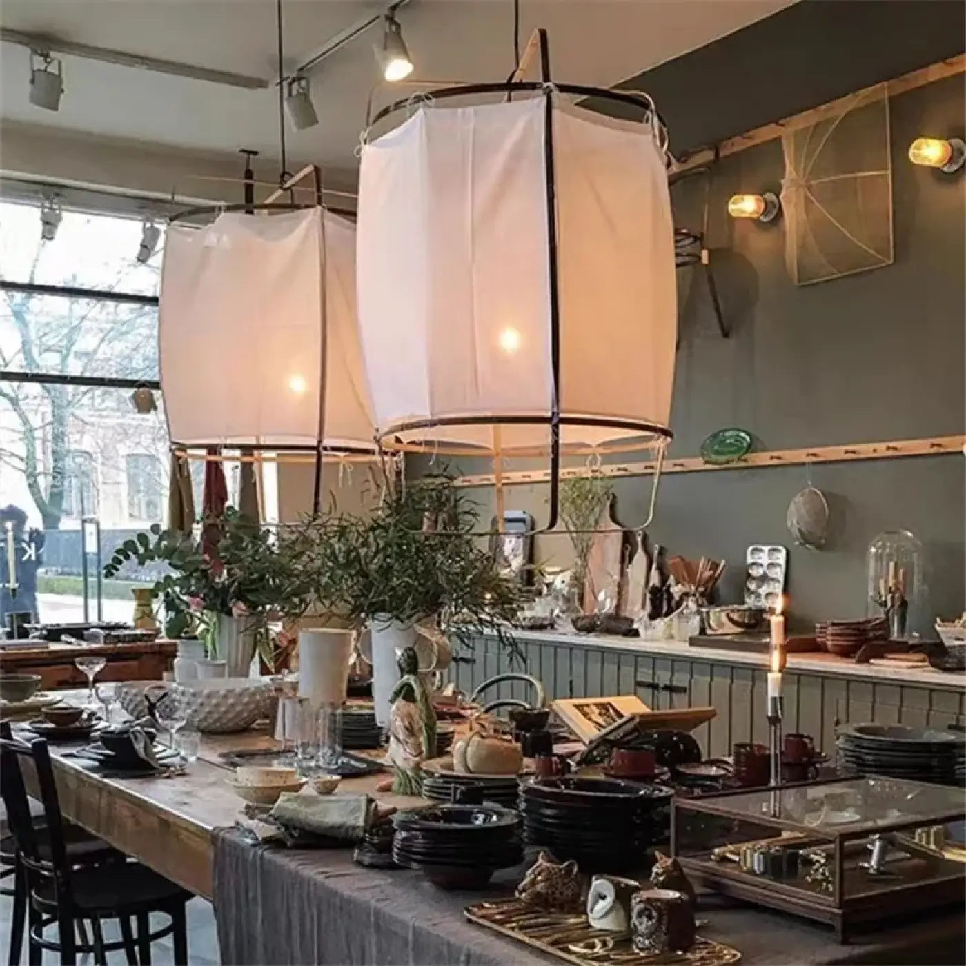 Suspension Luminaire Design en Tissu - Lanti
