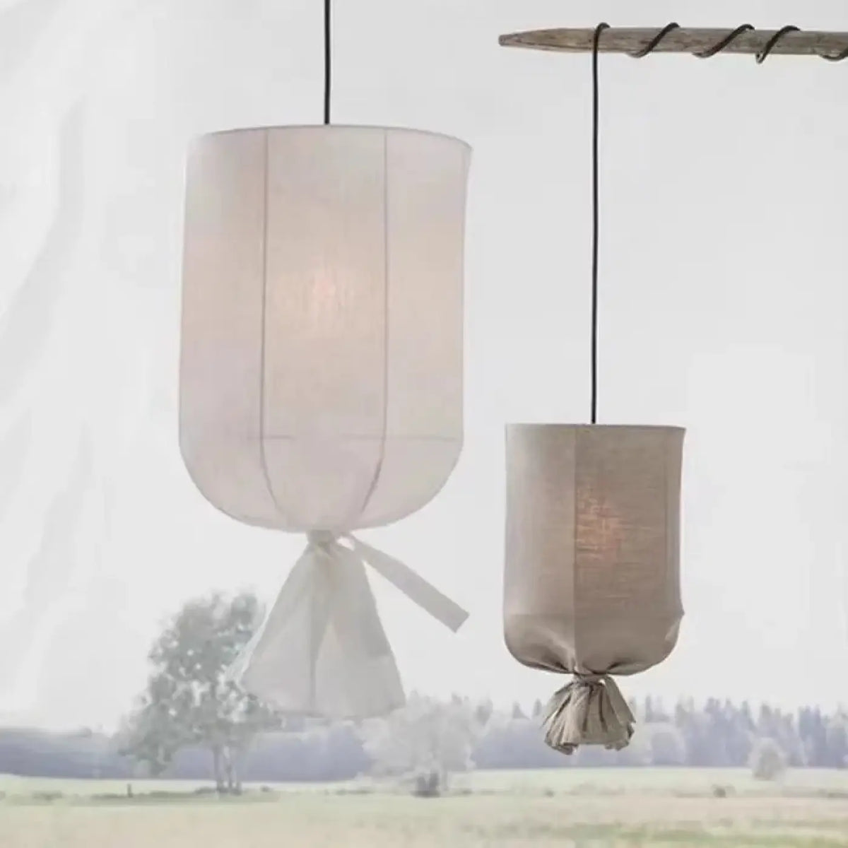 Suspension Luminaire Design en Tissu - Lanti