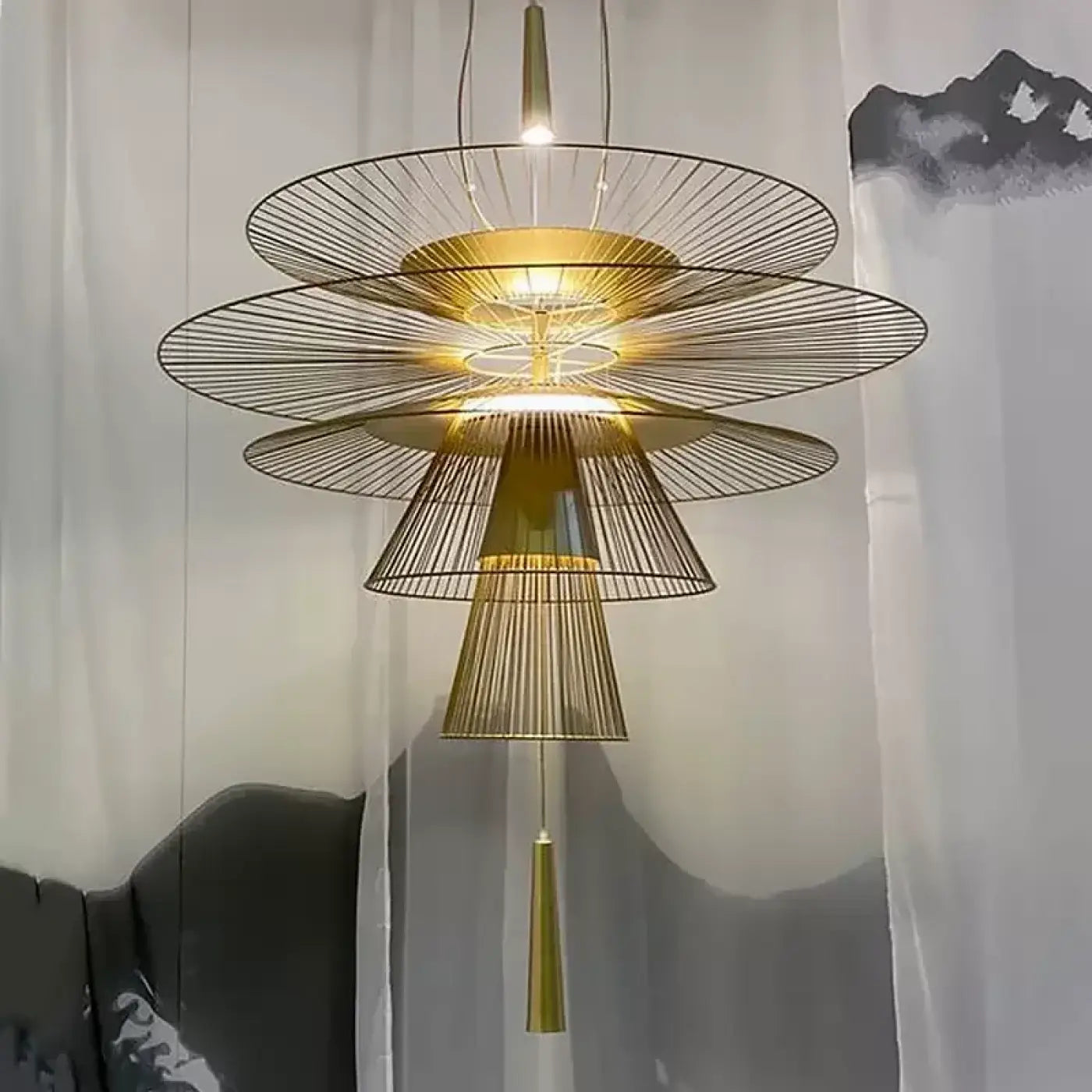 Suspension Luminaire Design en Metal - Trulis