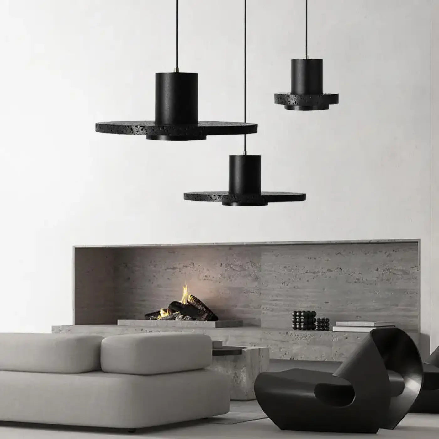 Suspension Luminaire Design en Metal - Liera