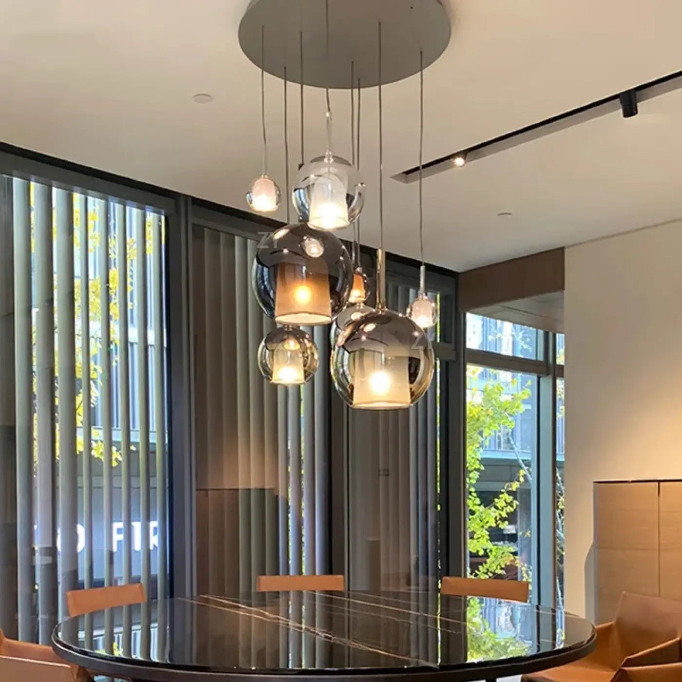 Suspension Luminaire Design en Verre - Noderme