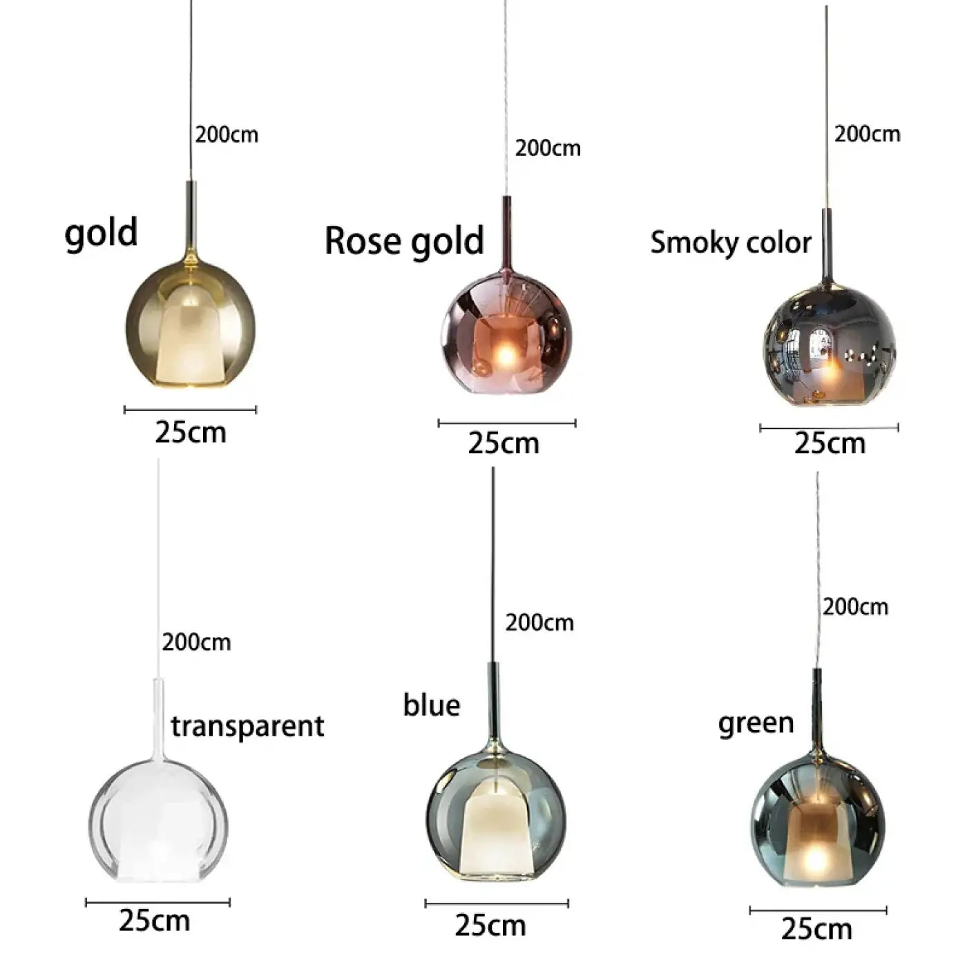 Suspension Luminaire Design en Verre - Noderme
