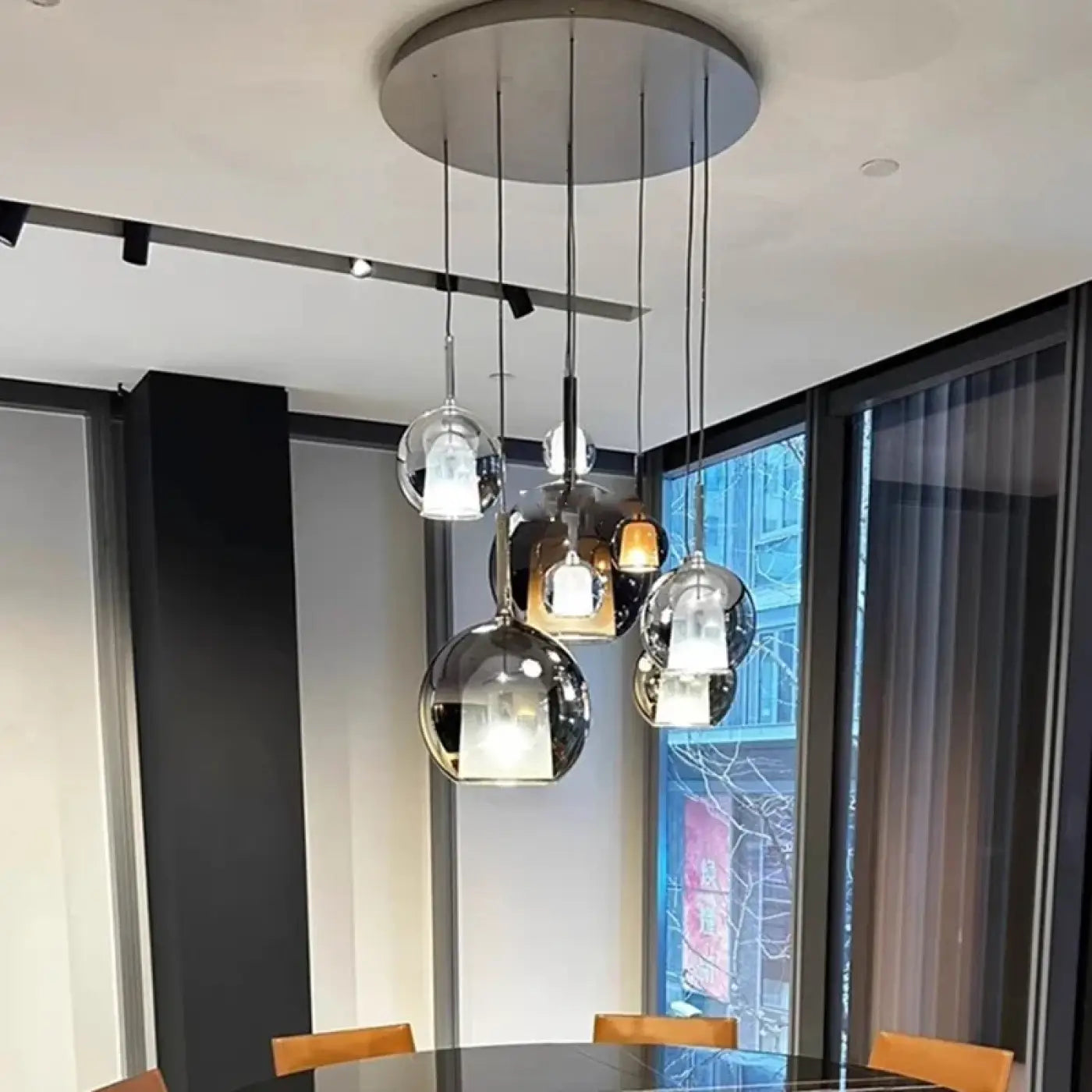 Suspension Luminaire Design en Verre - Noderme