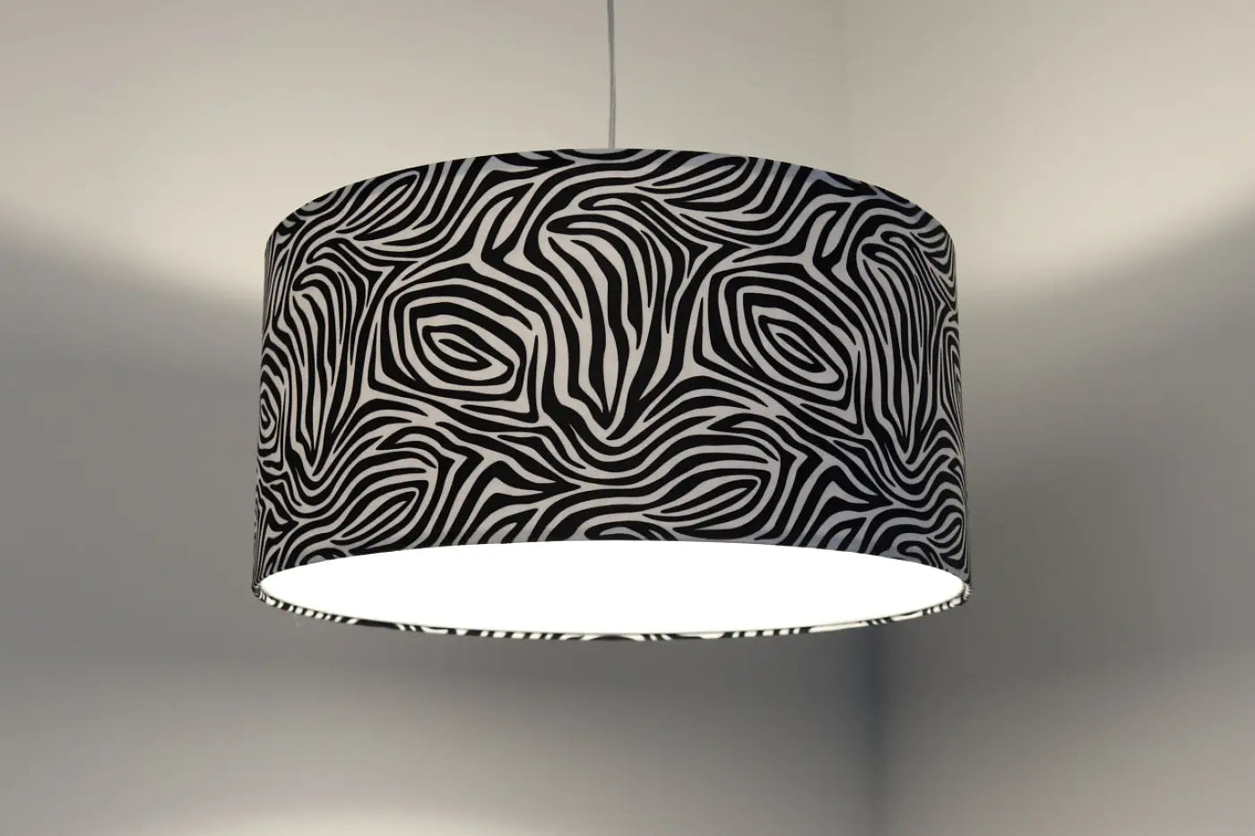 Suspension Luminaire Design - Safari (Noir/Blanc)