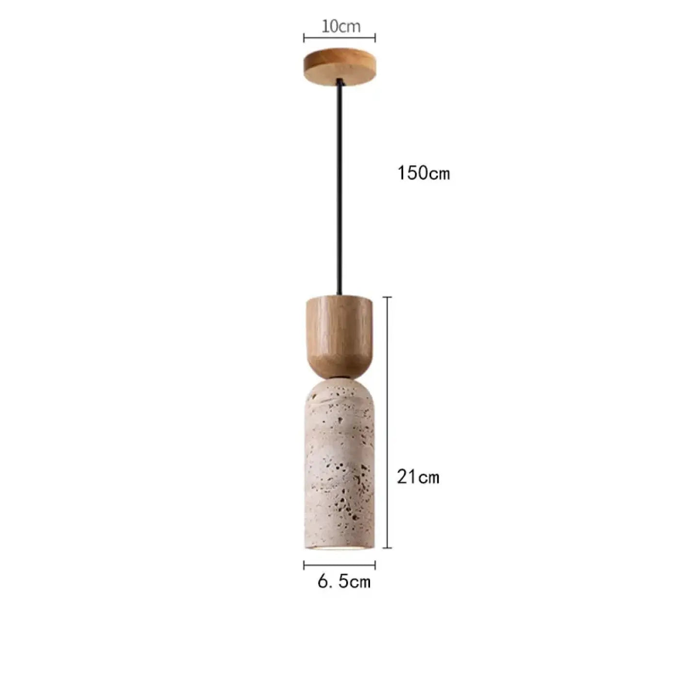 Suspension Luminaire Design en Bois - Receret