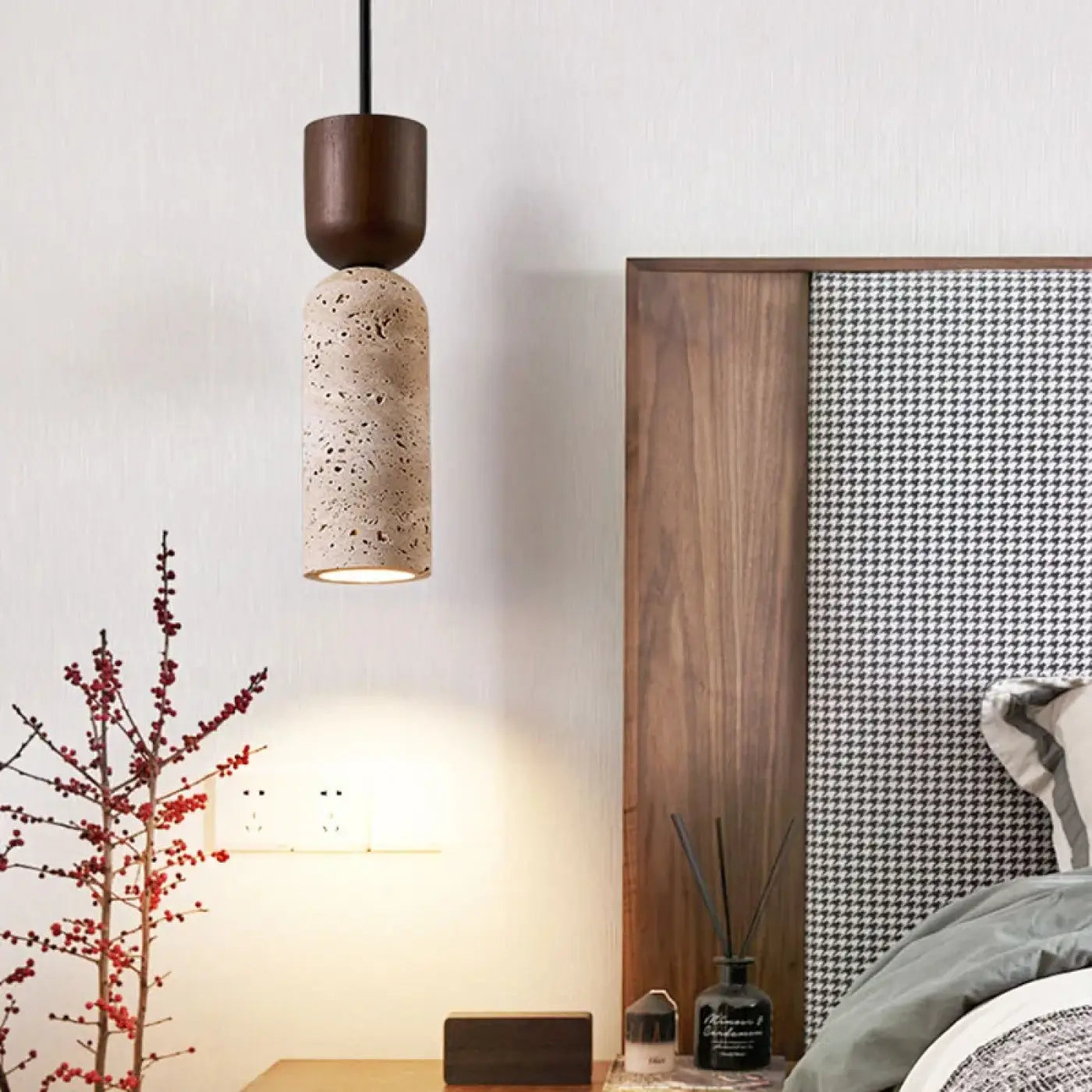 Suspension Luminaire Design en Bois - Receret