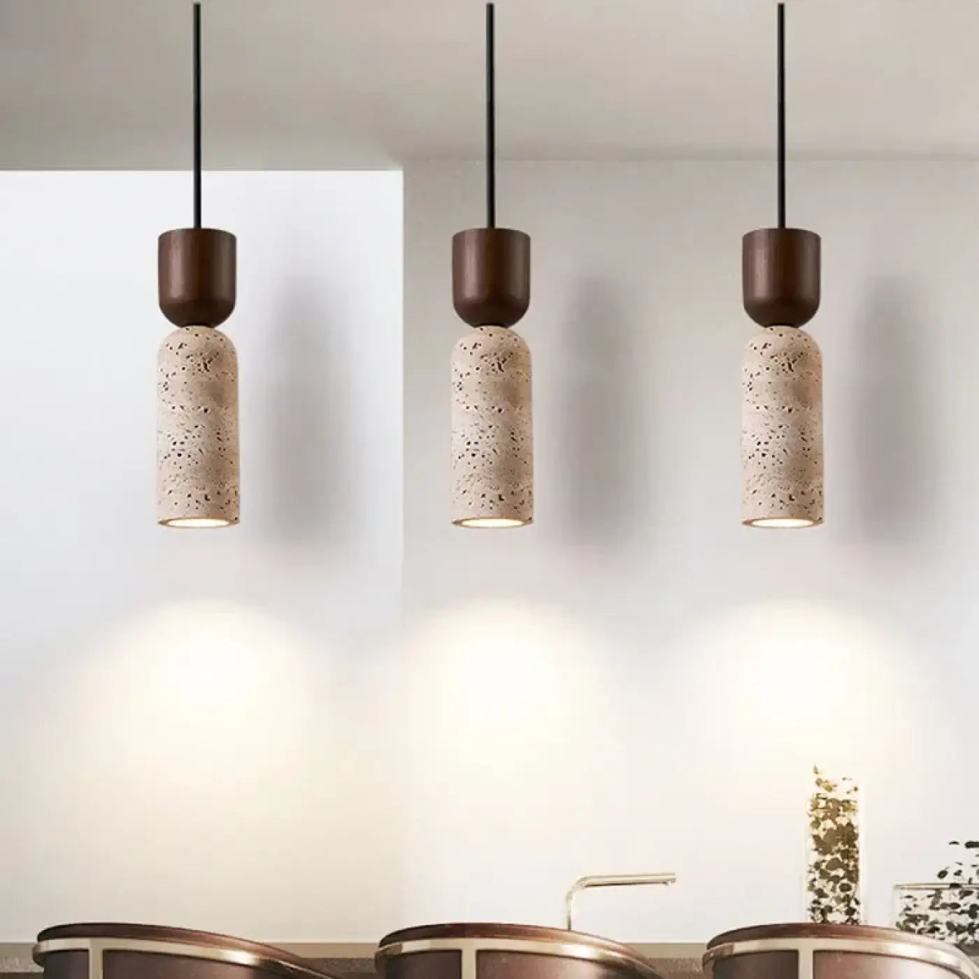 Suspension Luminaire Design en Bois - Receret