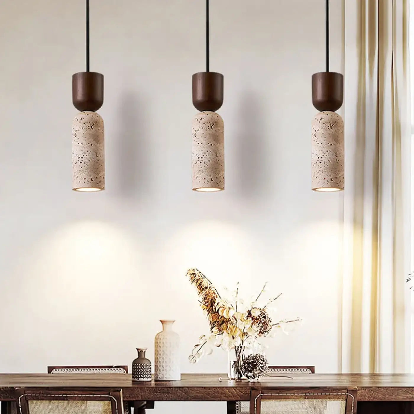 Suspension Luminaire Design en Bois - Receret