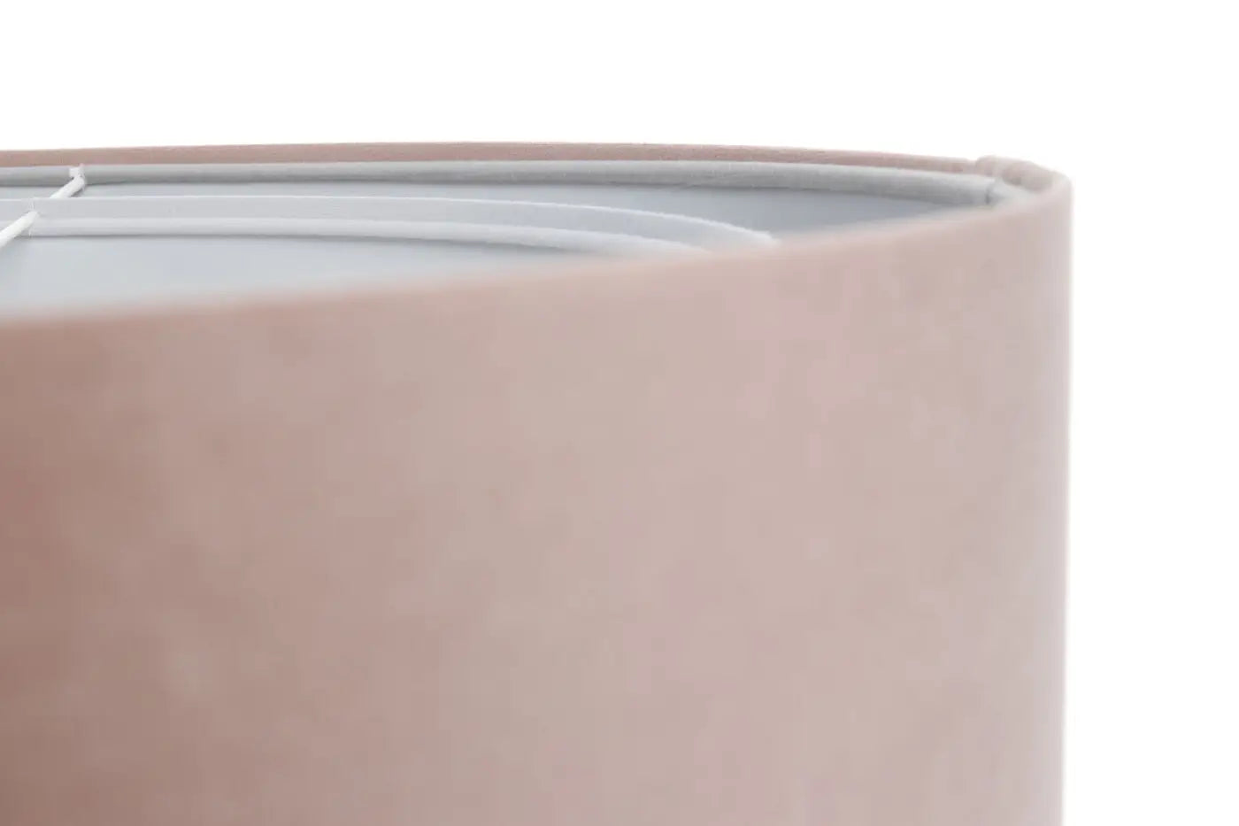 Suspension Luminaire Design en Tissu - Duo Jasmin (Rose/Gris Clair)