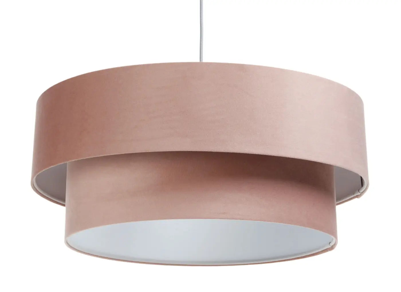 Suspension Luminaire Design - Duo Jasmin (Rose/Gris Clair)
