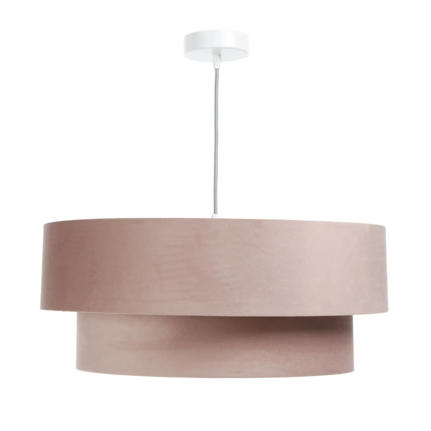 Suspension Luminaire Design - Duo Jasmin (Rose/Gris Clair)