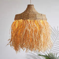 Suspension Luminaire Design en Rotin - Crinys