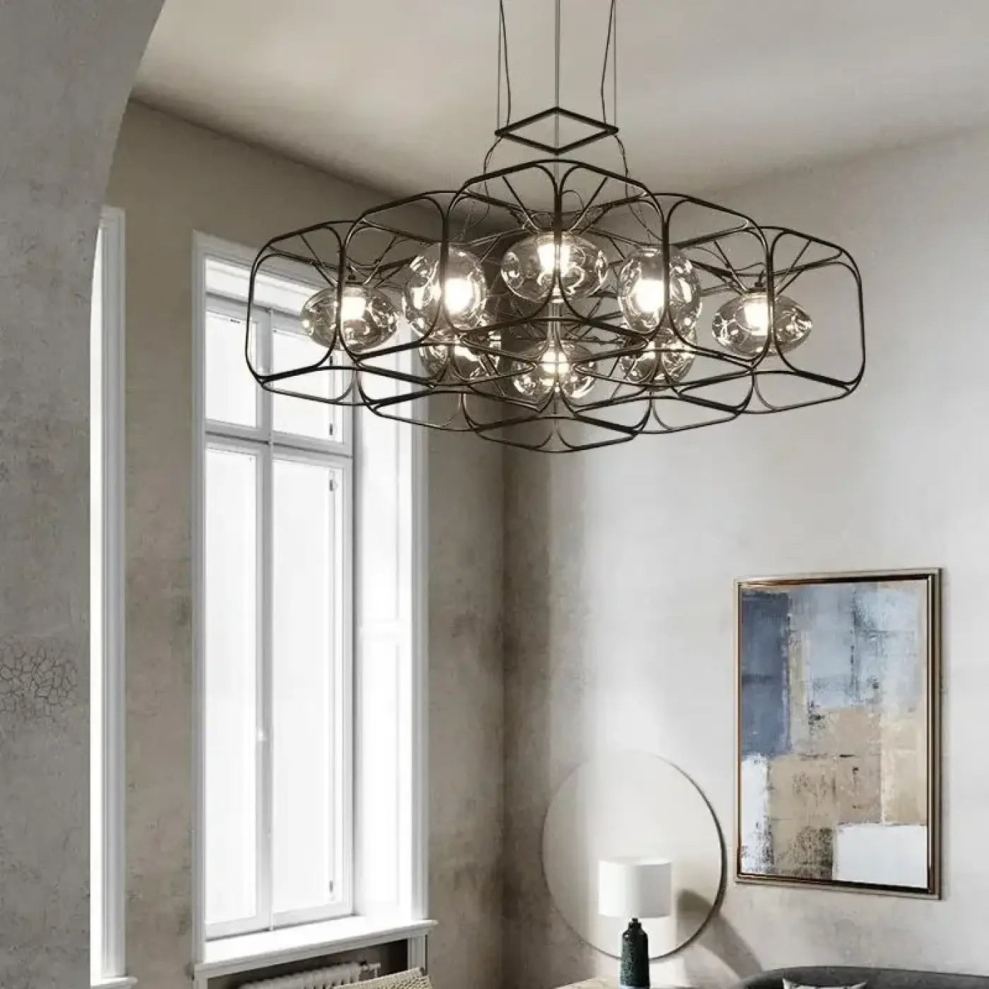 Suspension Luminaire Design en Metal - Nexora