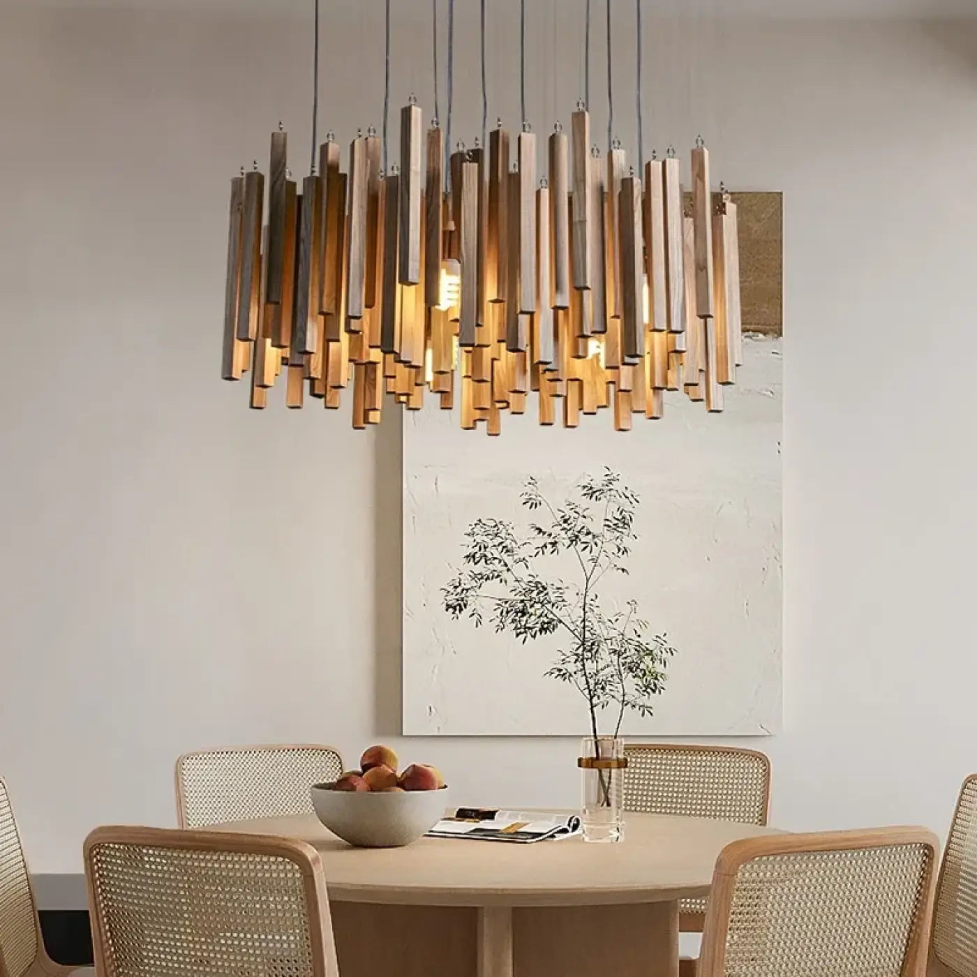 Suspension Luminaire Design en Bois - Tiffy
