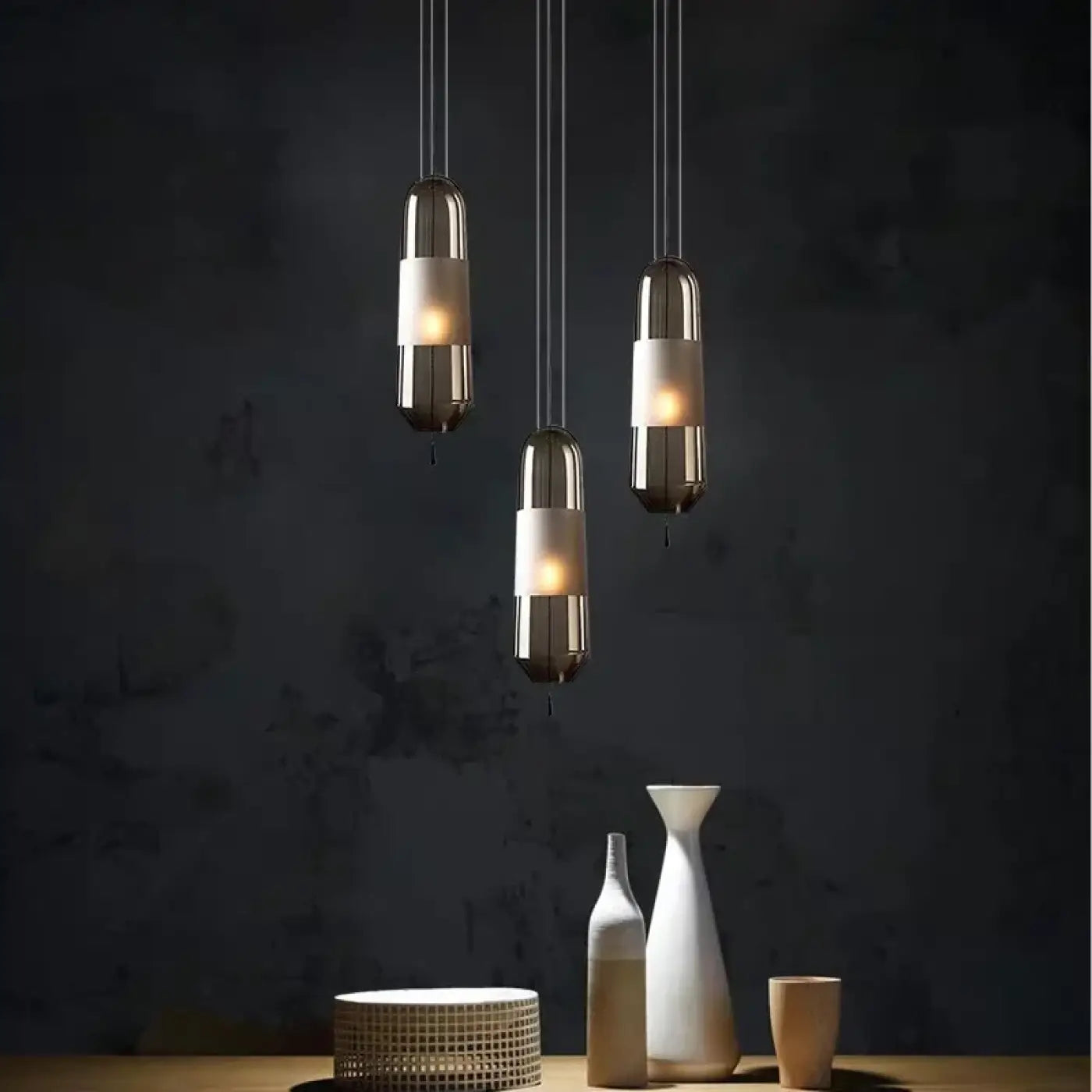 Suspension Luminaire Design en Verre - Oxya