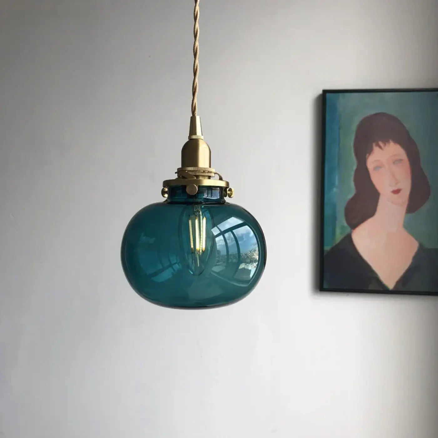 Suspension Luminaire Design en Verre - Enbou